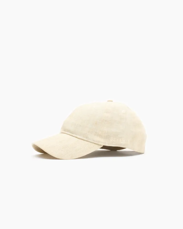Natural Sydell Linen Baseball Cap sold by John Simons