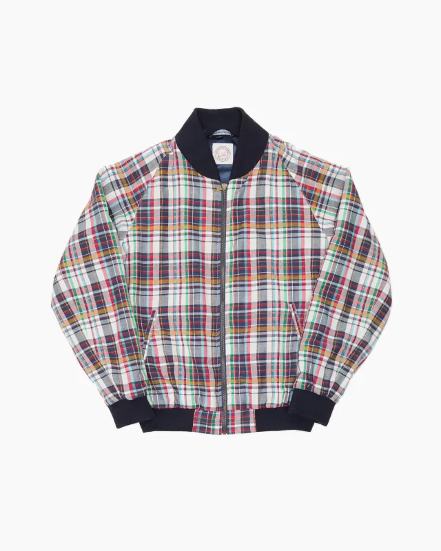 Navy Madras Surf Jacket sold by John Simons