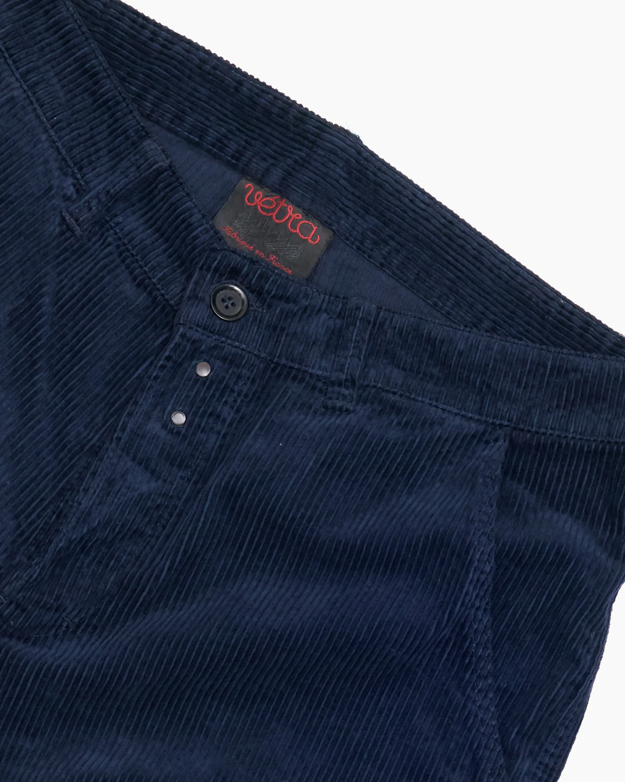 Navy Corduroy Trouser sold by John Simons product image thumbnail 2