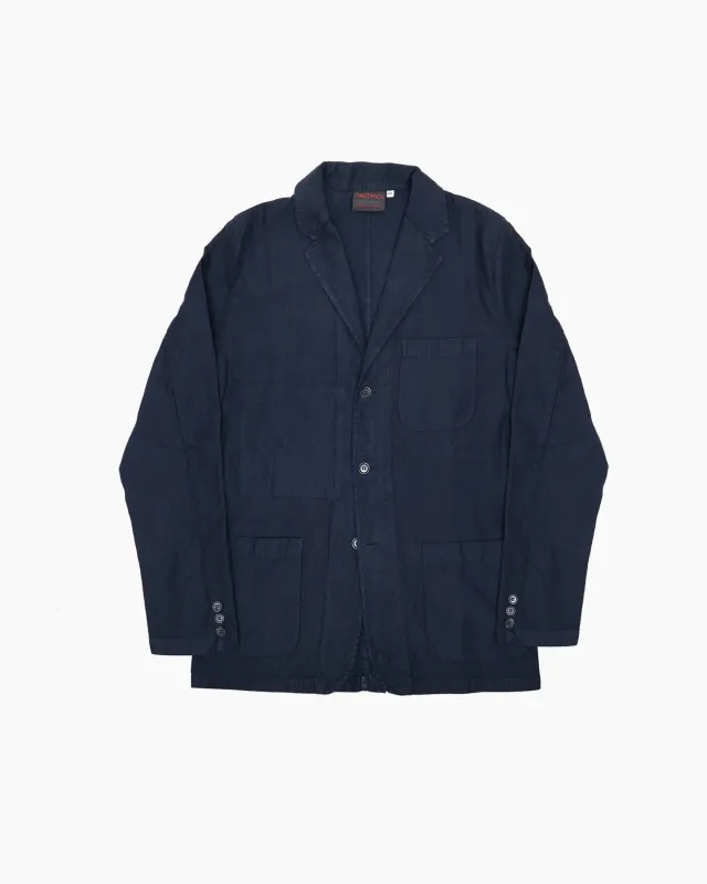Navy Bedford Cord Jacket sold by John Simons