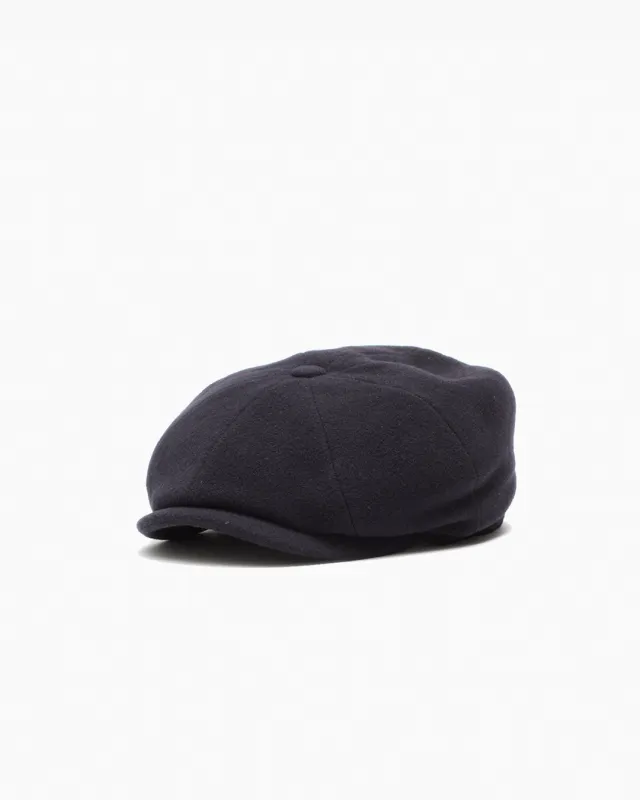 Navy Wool Cashmere Blend Cap sold by John Simons