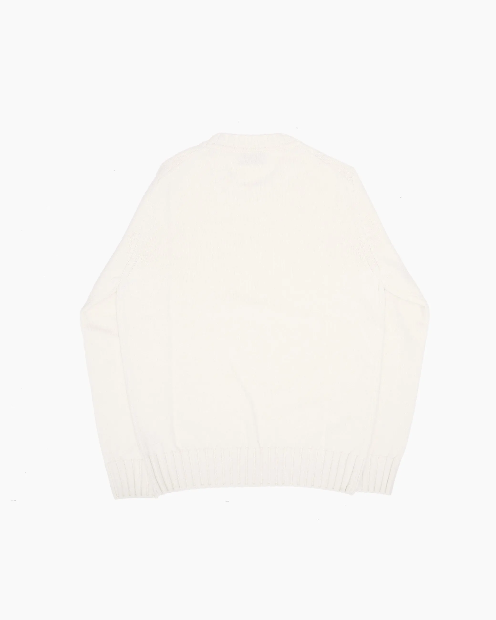 White Super Soft Shetland Knit Jumper sold by John Simons product image thumbnail 3