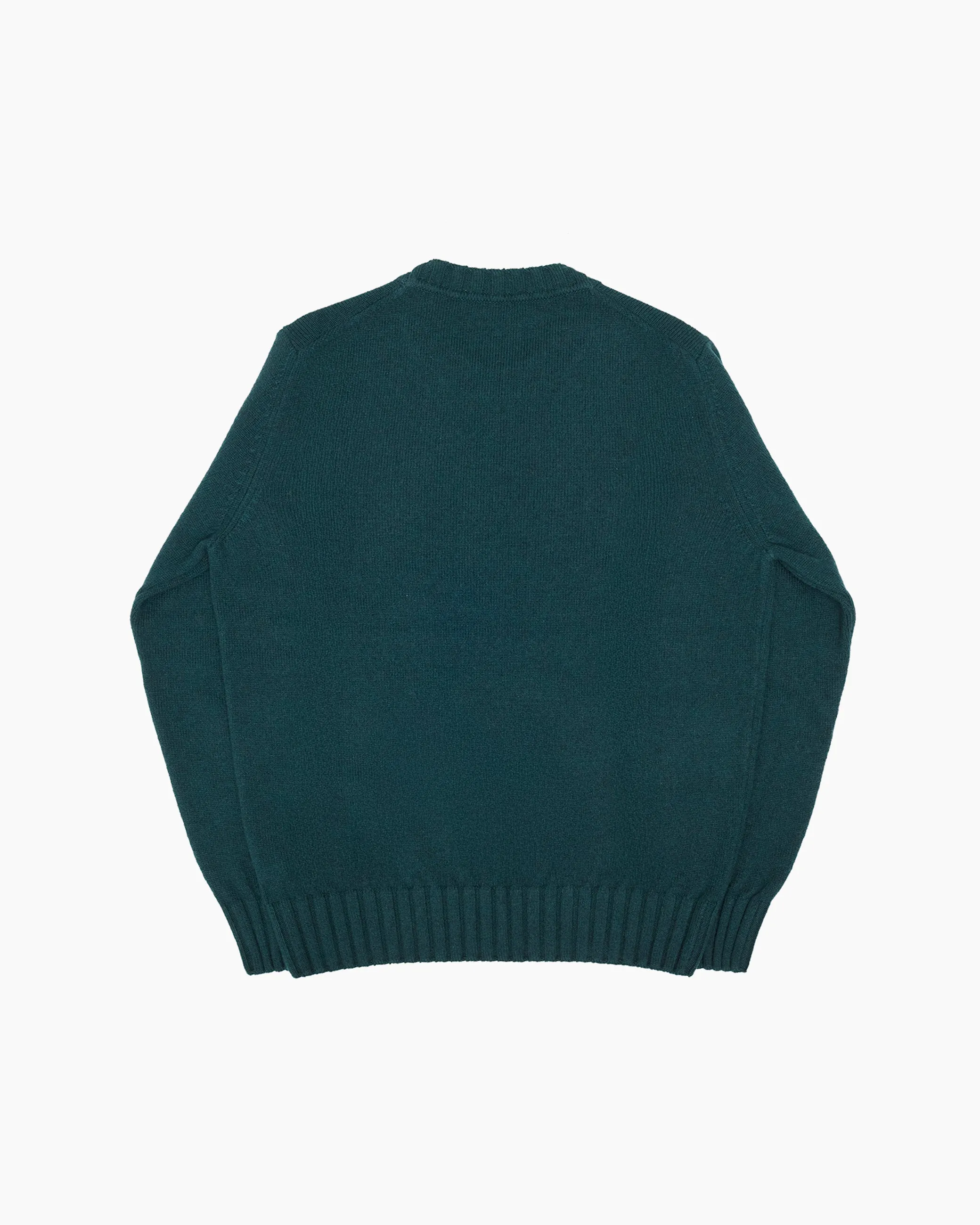 Green Super Soft Shetland Knit Jumper sold by John Simons product image thumbnail 3