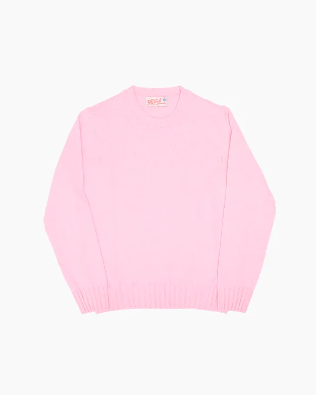 Pink Super Soft Shetland Knit Jumper sold by John Simons