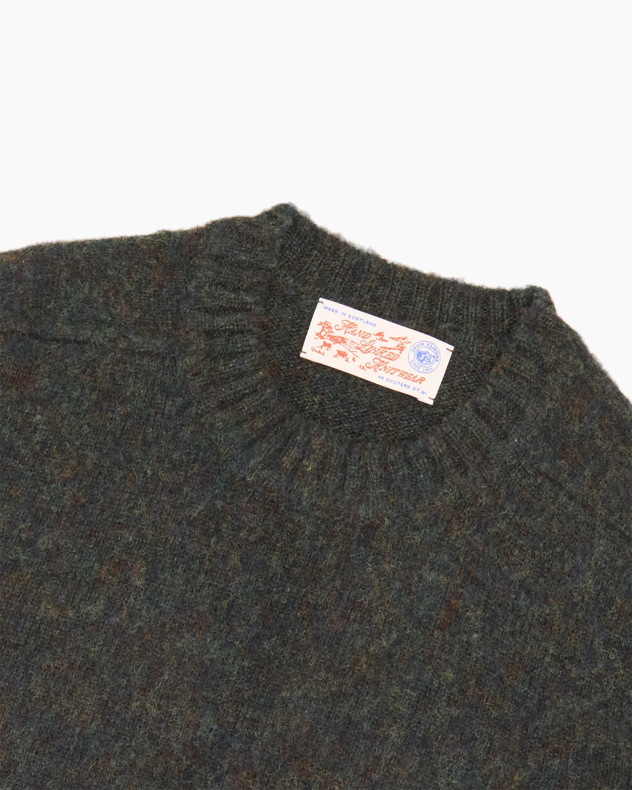 Nori Melange Brushed Shetland Knit Jumper sold by John Simons product image thumbnail 2