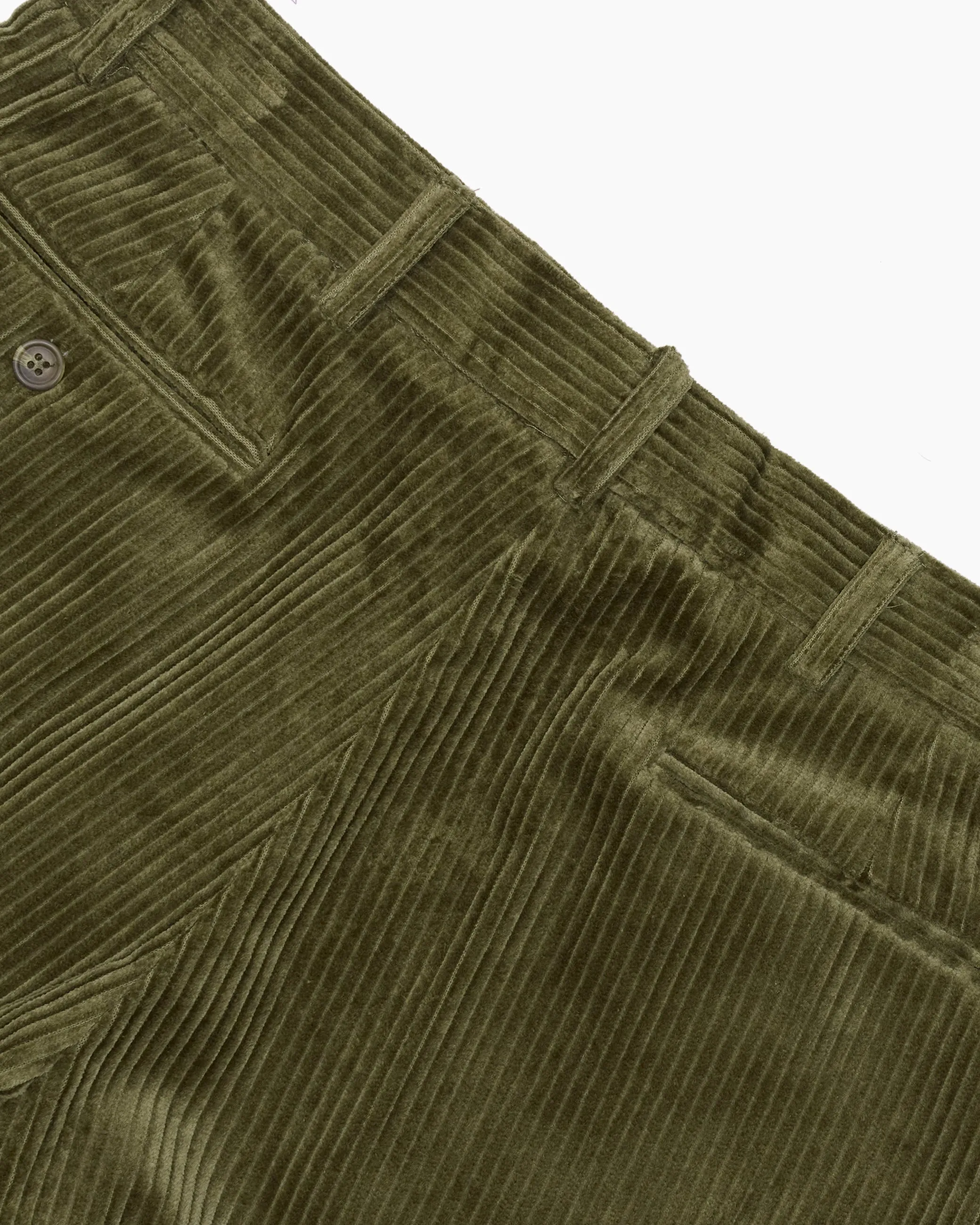 Olive Corduroy Ivy Trouser sold by John Simons product image thumbnail 4