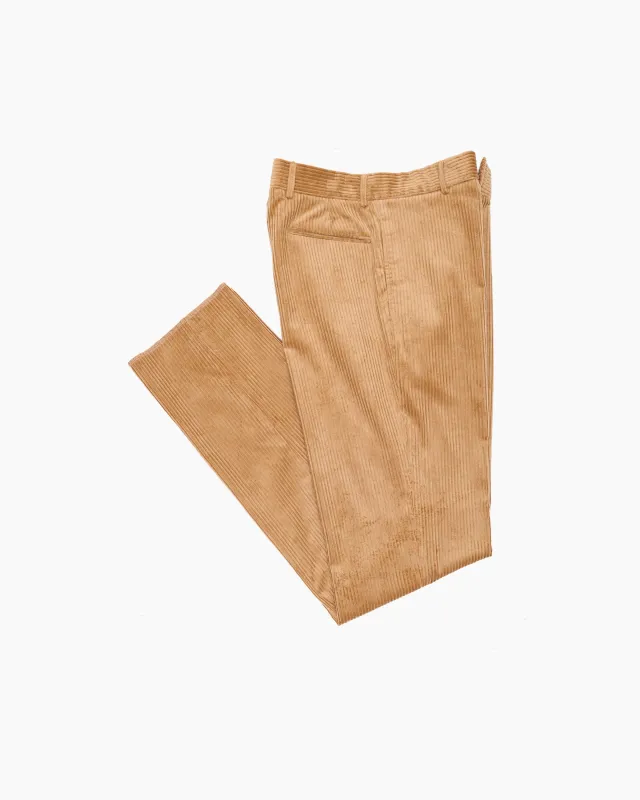 Fawn Corduroy Ivy Trouser sold by John Simons