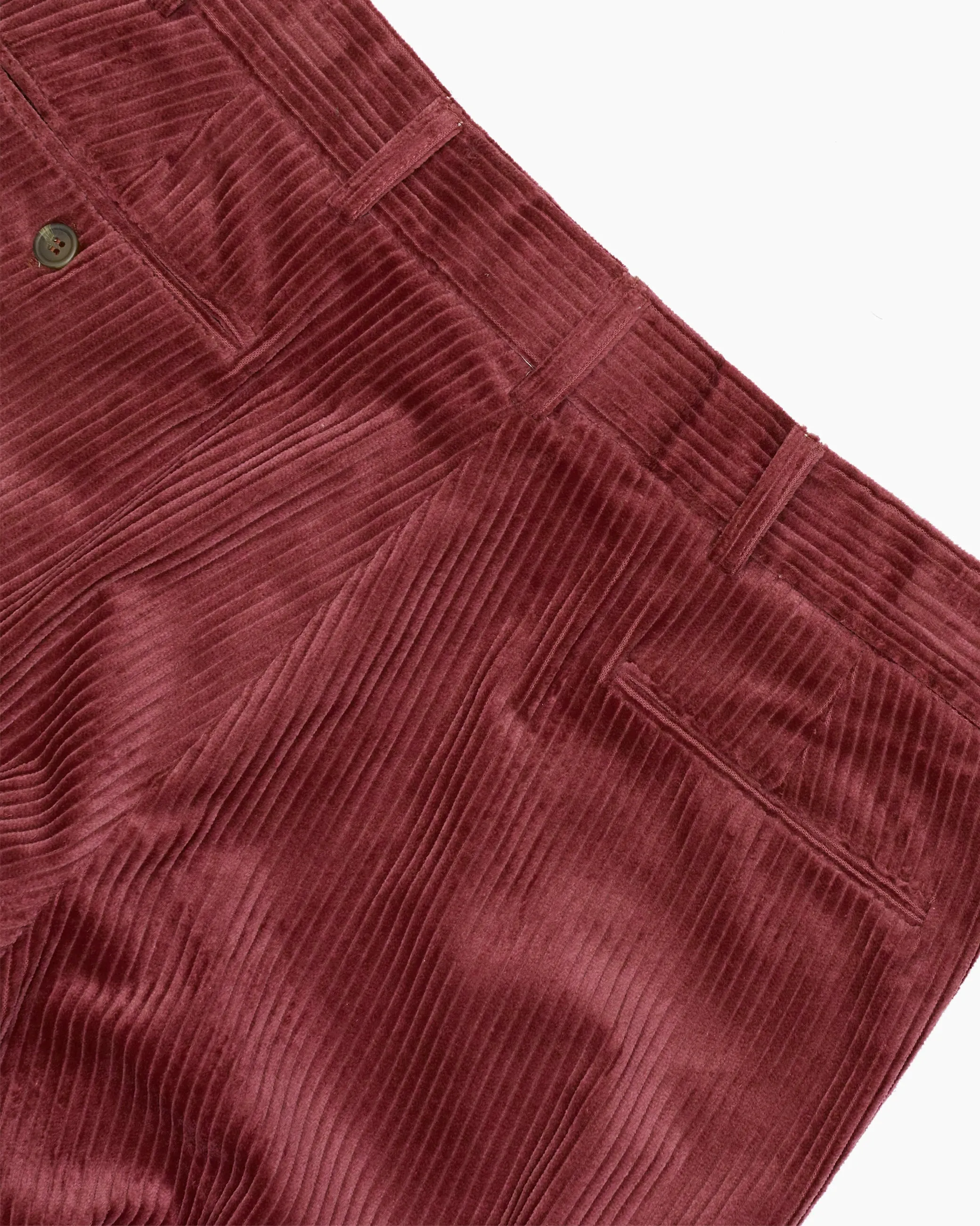 Maroon Corduroy Ivy Trouser sold by John Simons product image thumbnail 3