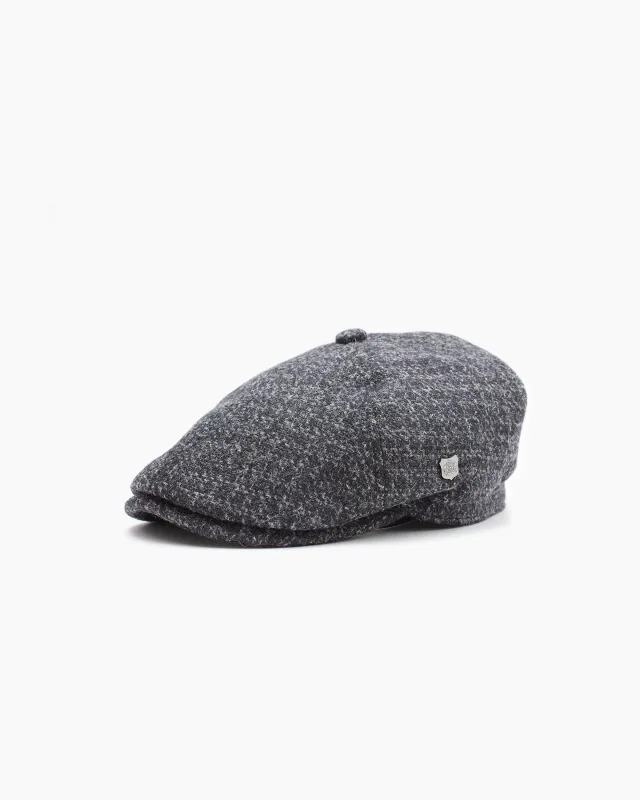 Charcoal Hudson Harris Flat Cap sold by John Simons