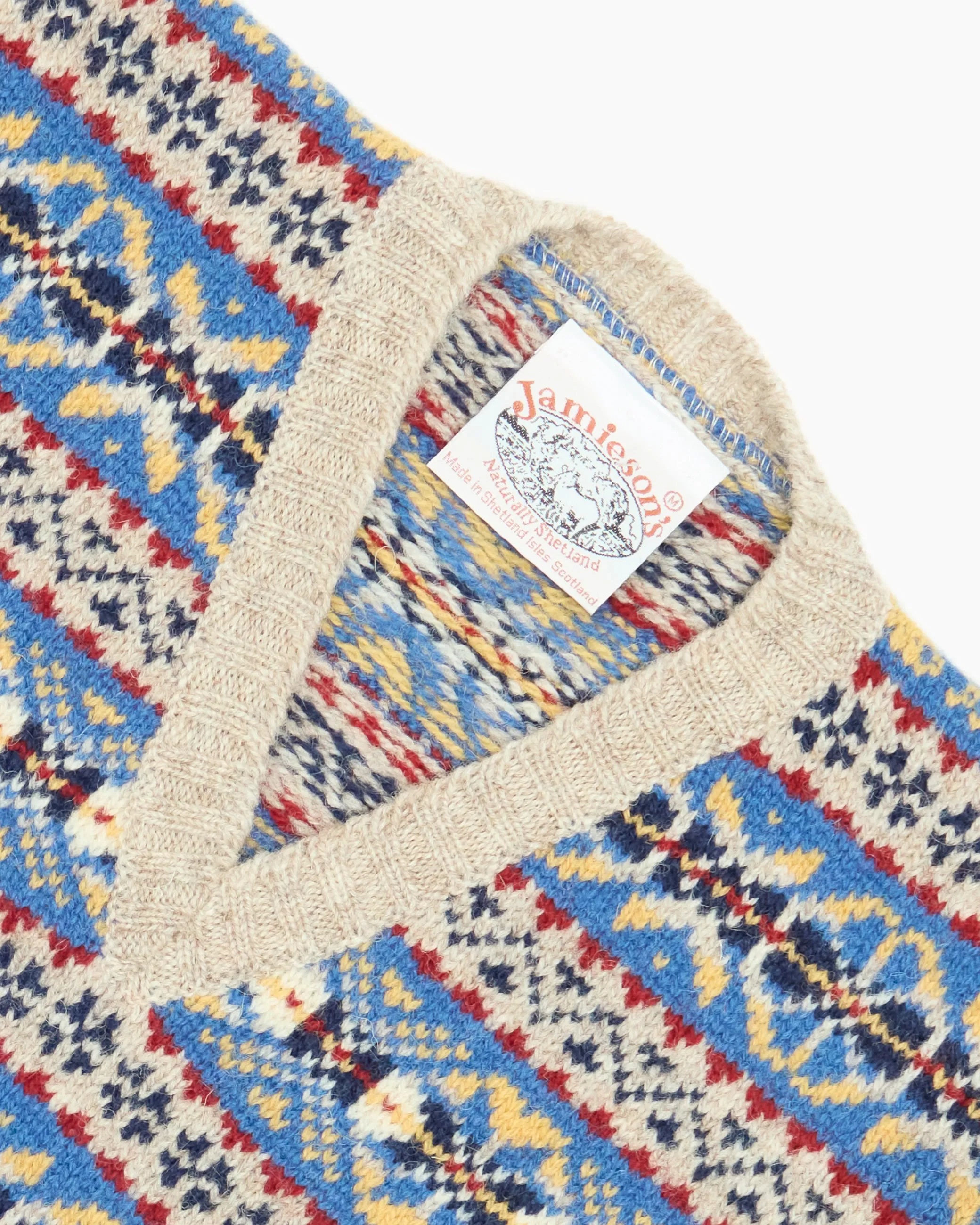 Eider Fair Isle V-Neck Sweater Vest sold by John Simons product image thumbnail 2