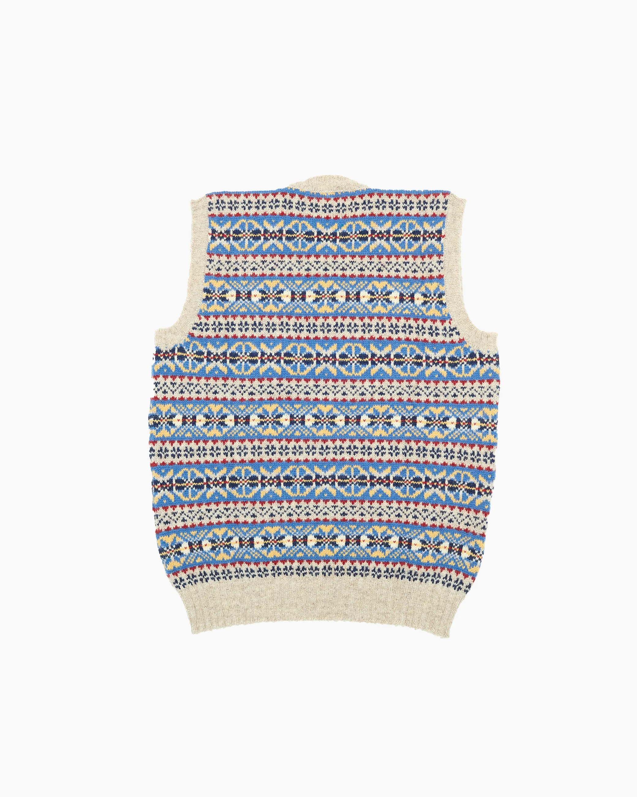 Eider Fair Isle V-Neck Sweater Vest sold by John Simons product image thumbnail 3