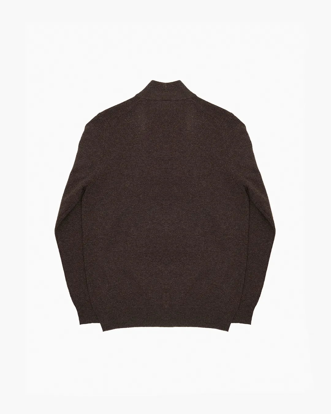 Brown Sutherland Lambswool Quarter Zip sold by John Simons product image thumbnail 3