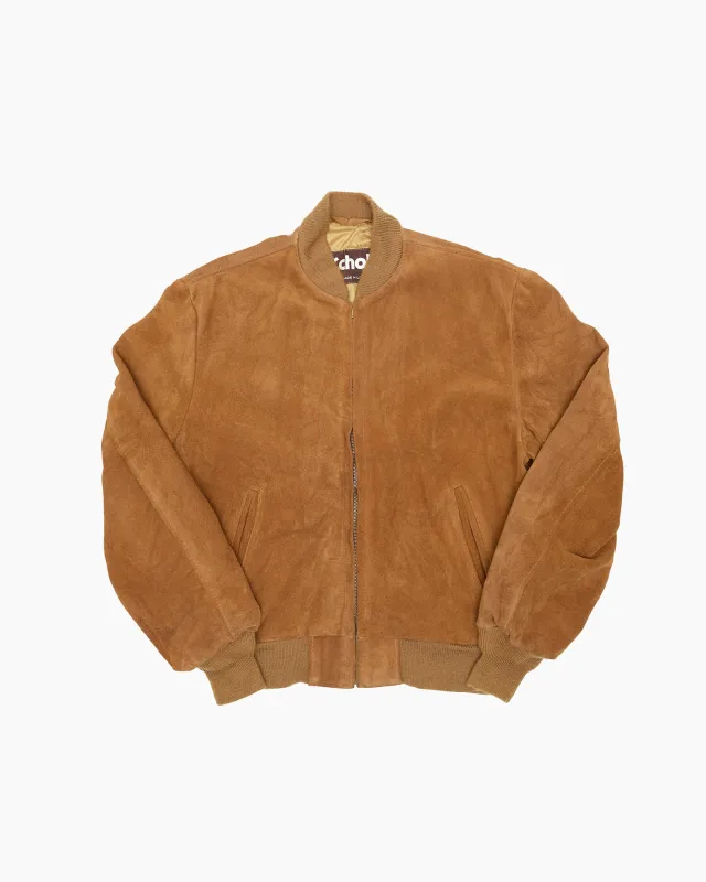 Vintage Schott Suede Bomber Jacket sold by John Simons