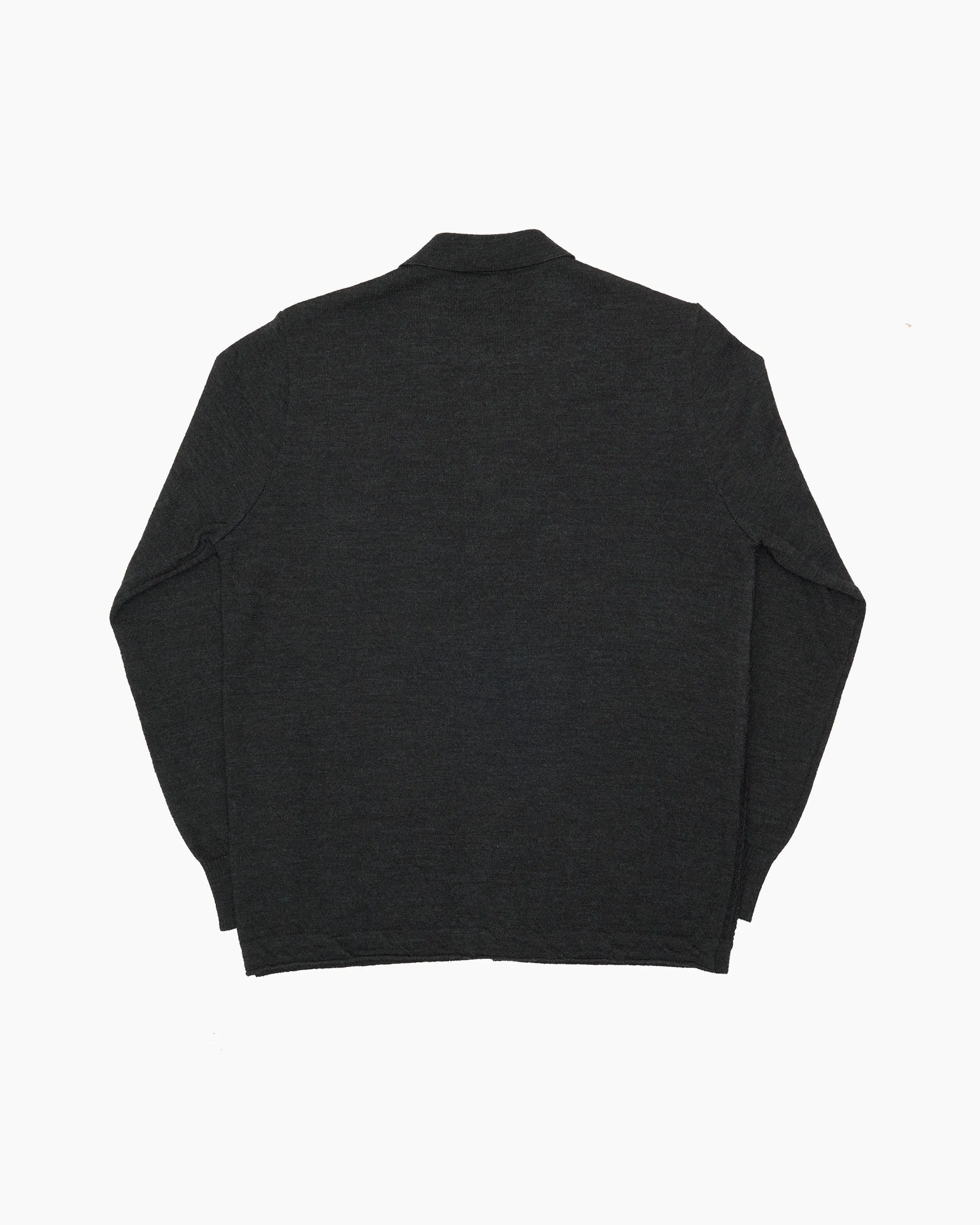 Charcoal Polo Knit Cardigan sold by John Simons product image thumbnail 5