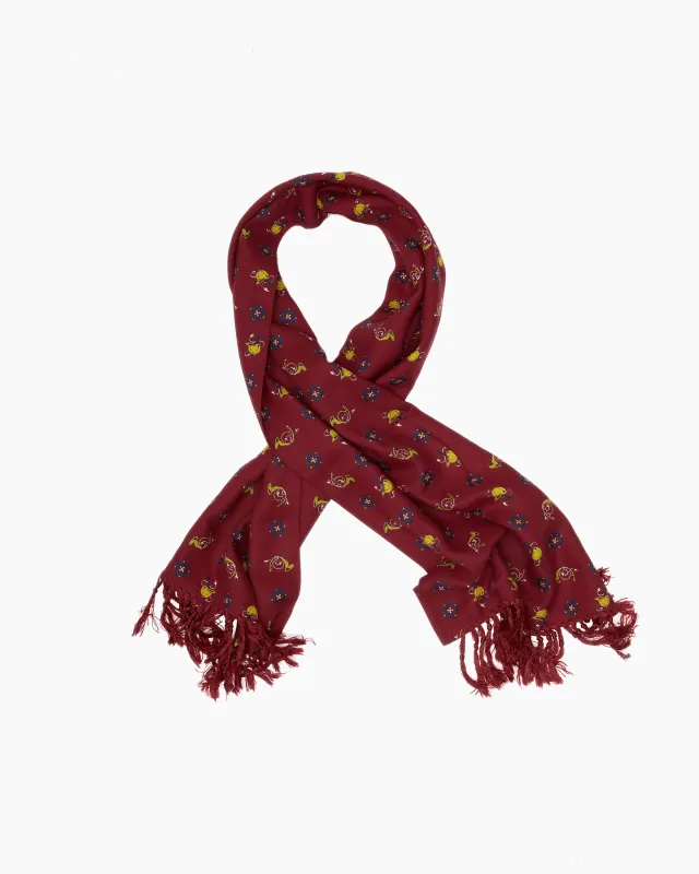 Vintage Burgundy Marching Band Scarf sold by John Simons