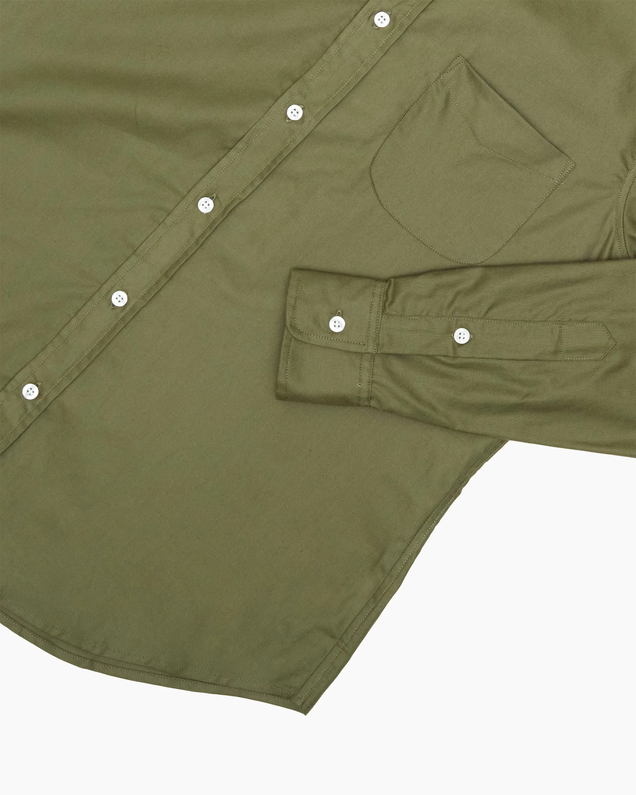 Khaki Ivy Oxford Shirt sold by John Simons product image thumbnail 3
