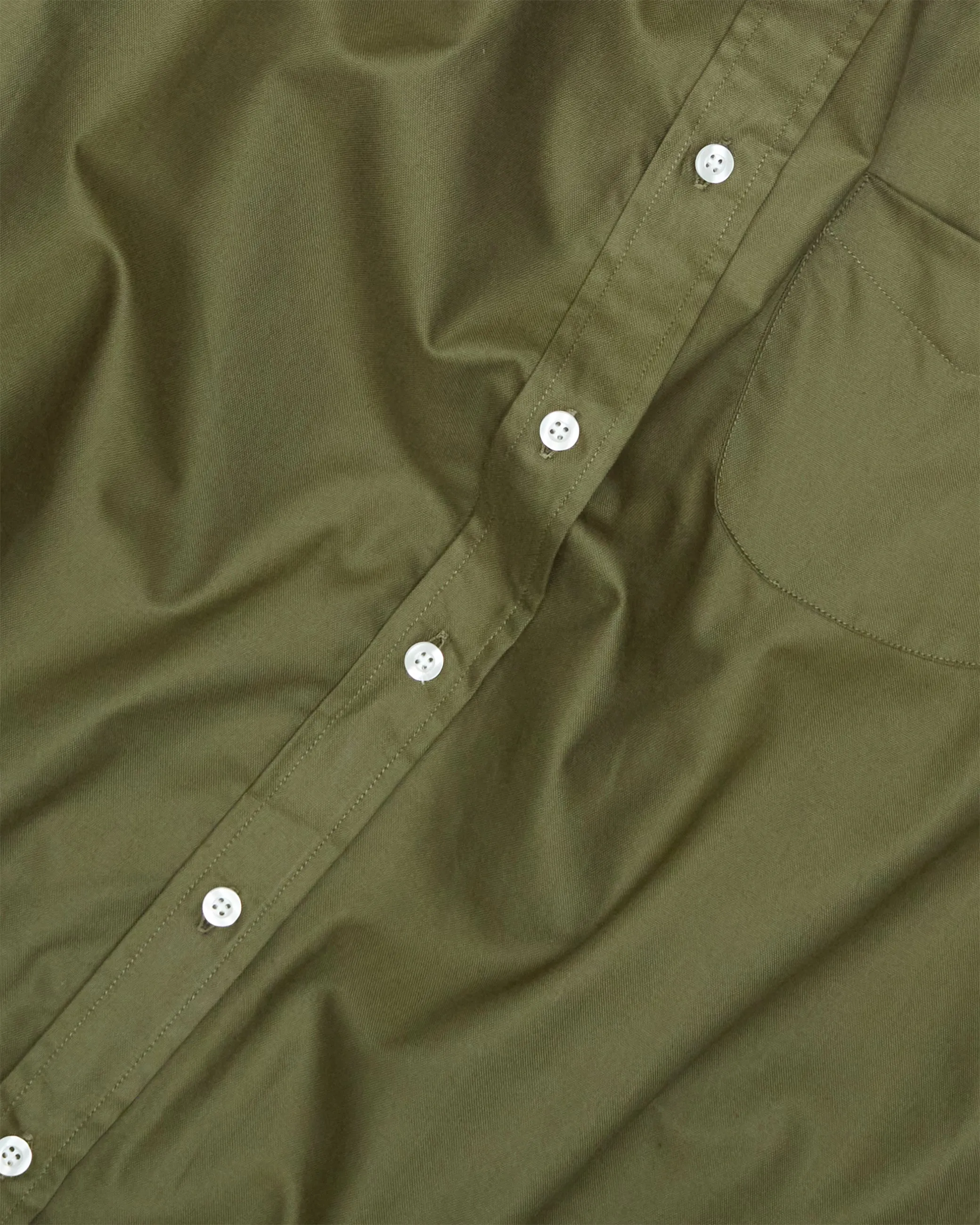 Khaki Ivy Oxford Shirt sold by John Simons product image thumbnail 4