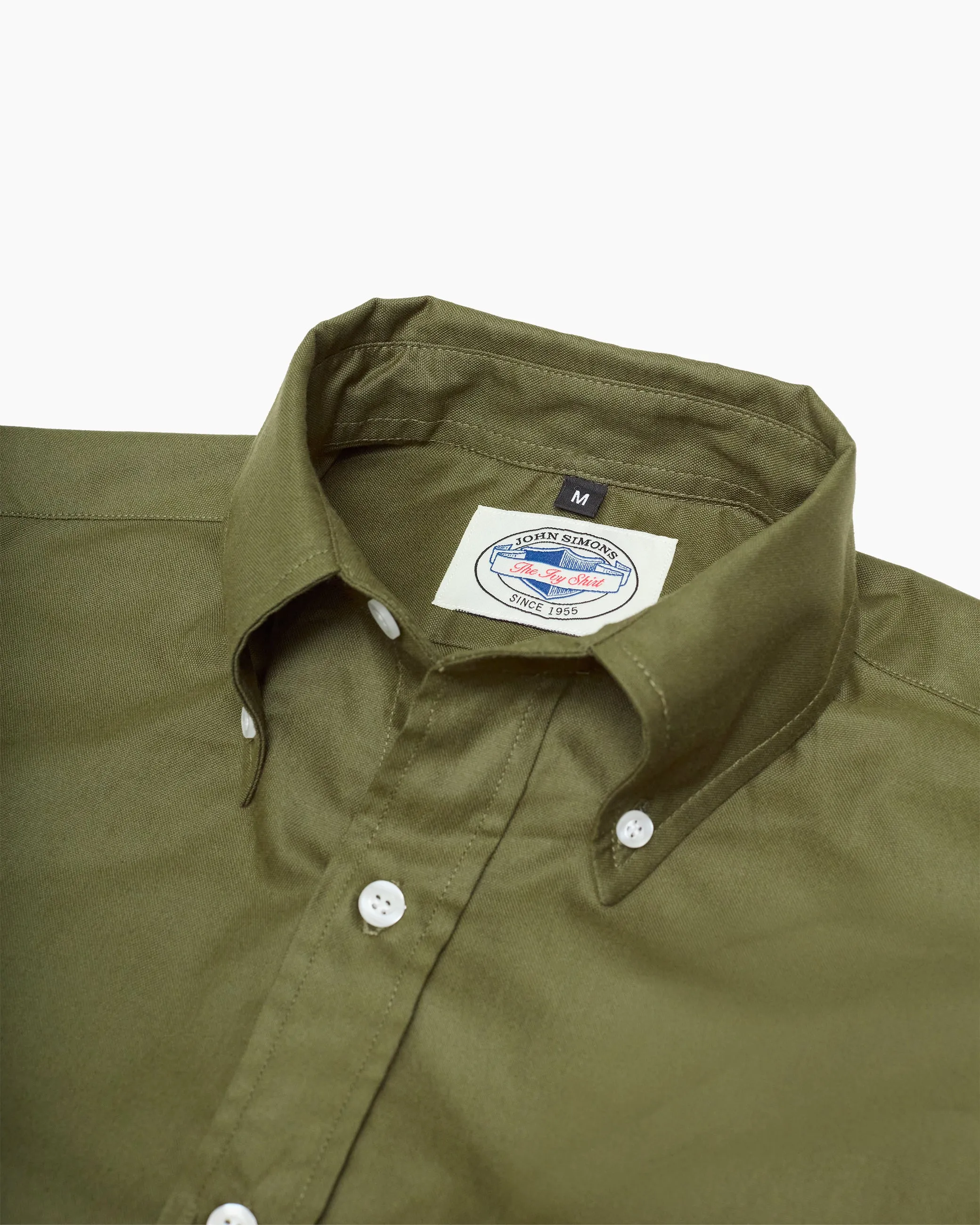 Khaki Ivy Oxford Shirt sold by John Simons product image thumbnail 2