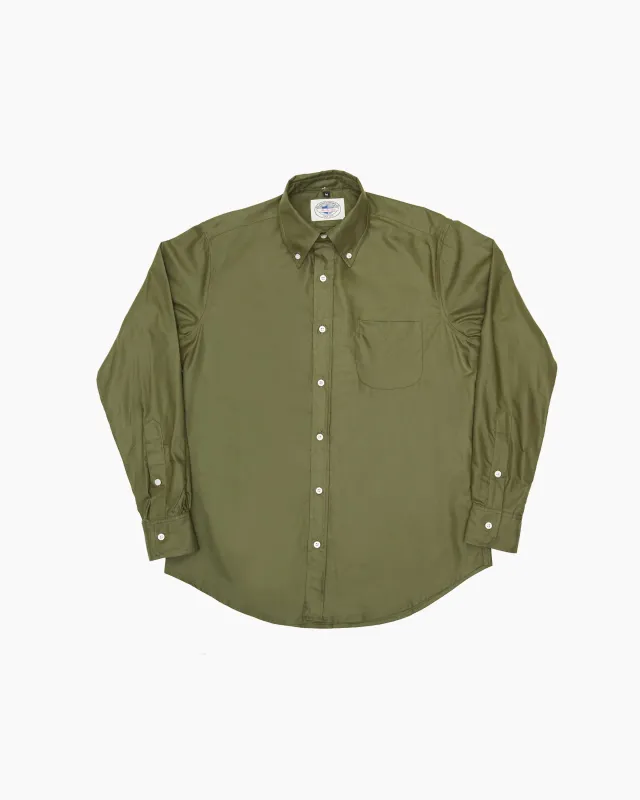 Khaki Ivy Oxford Shirt sold by John Simons