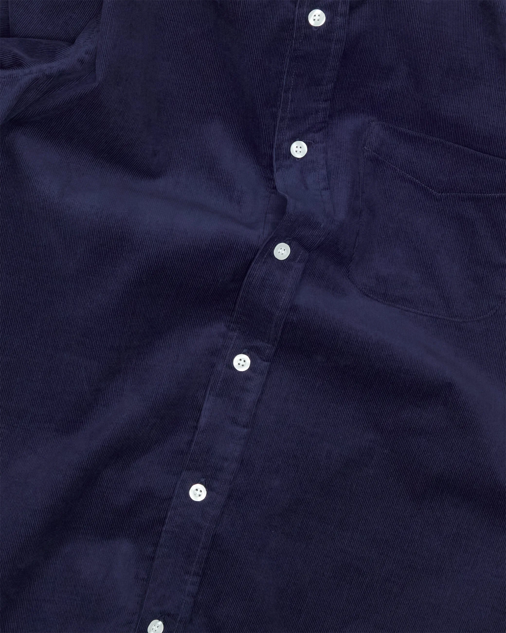 Navy Corduroy Ivy Shirt sold by John Simons product image thumbnail 4