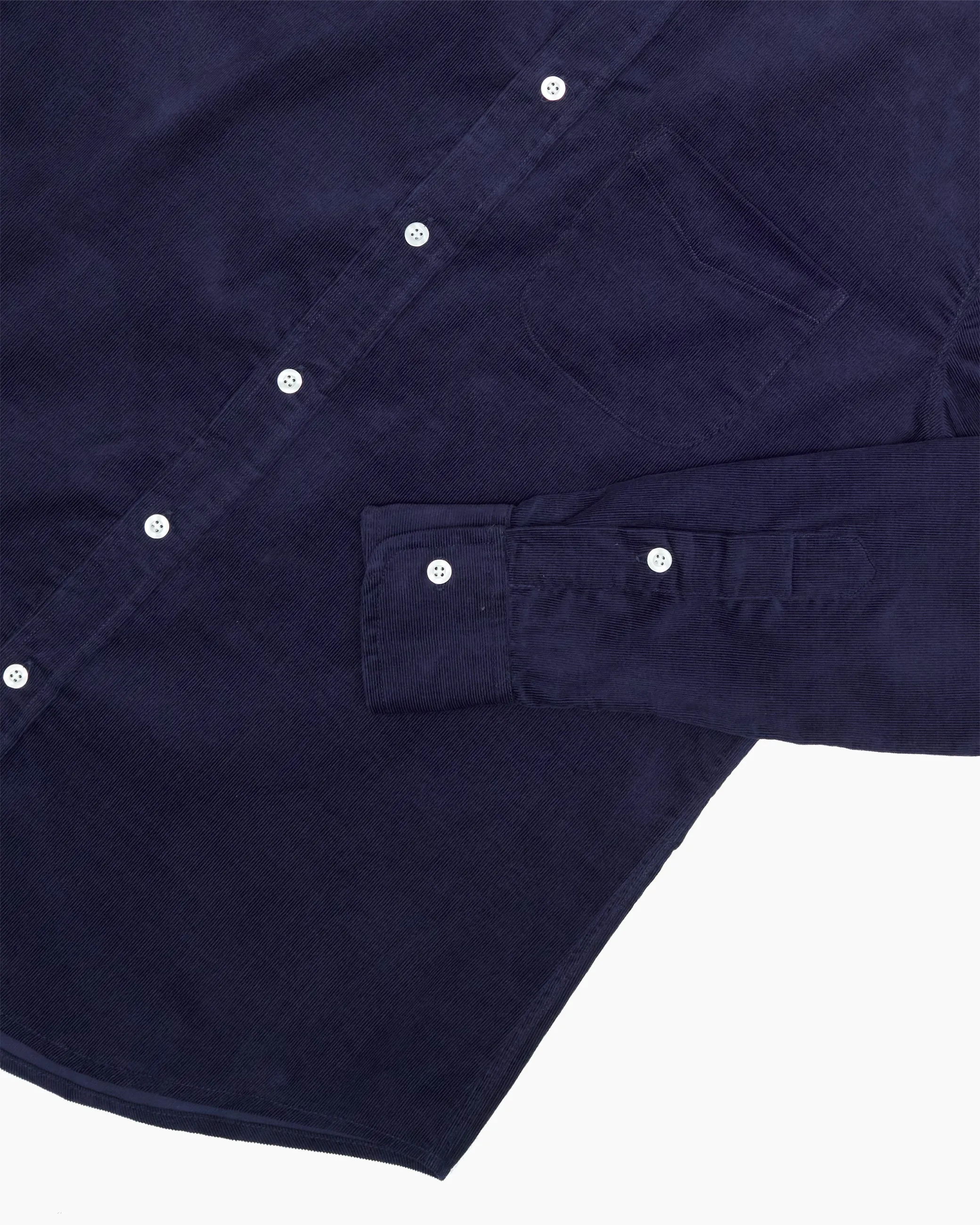 Navy Corduroy Ivy Shirt sold by John Simons product image thumbnail 3