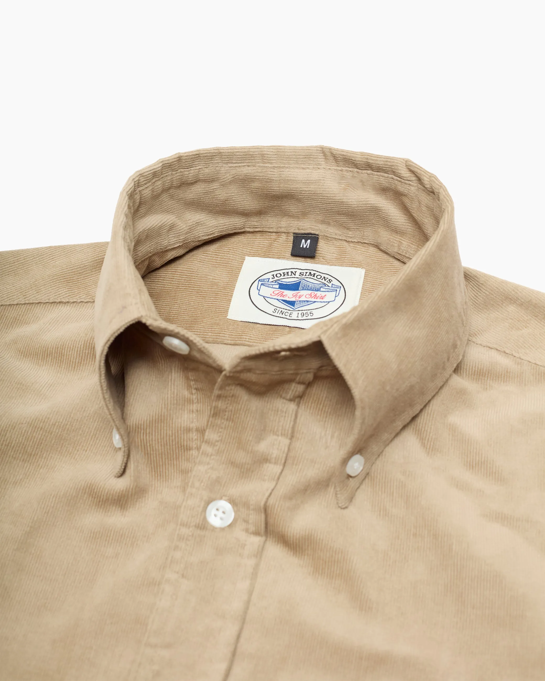 Biscuit Corduroy Ivy Shirt sold by John Simons product image thumbnail 2