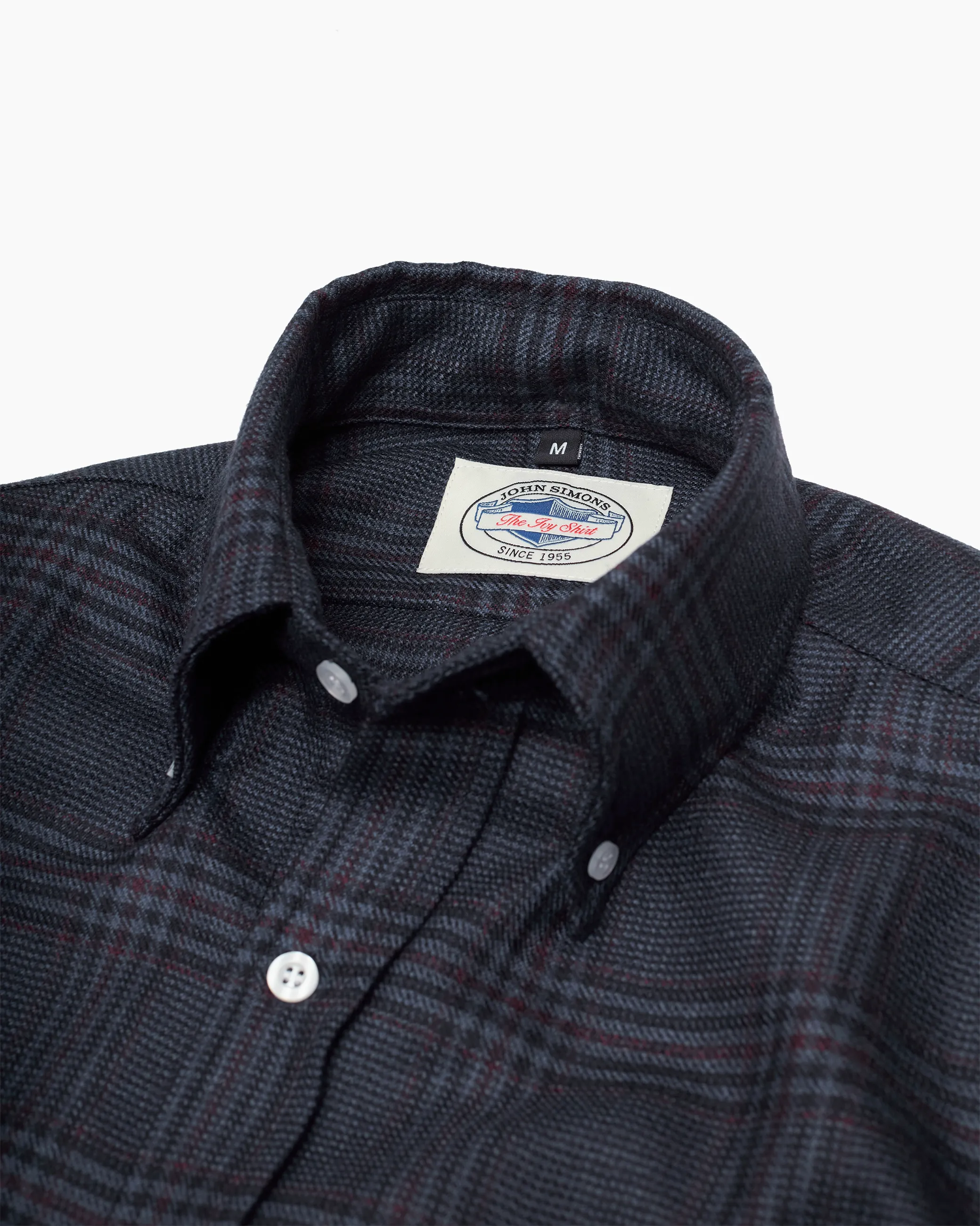 Glen Check Wool Ivy Shirt sold by John Simons product image thumbnail 2