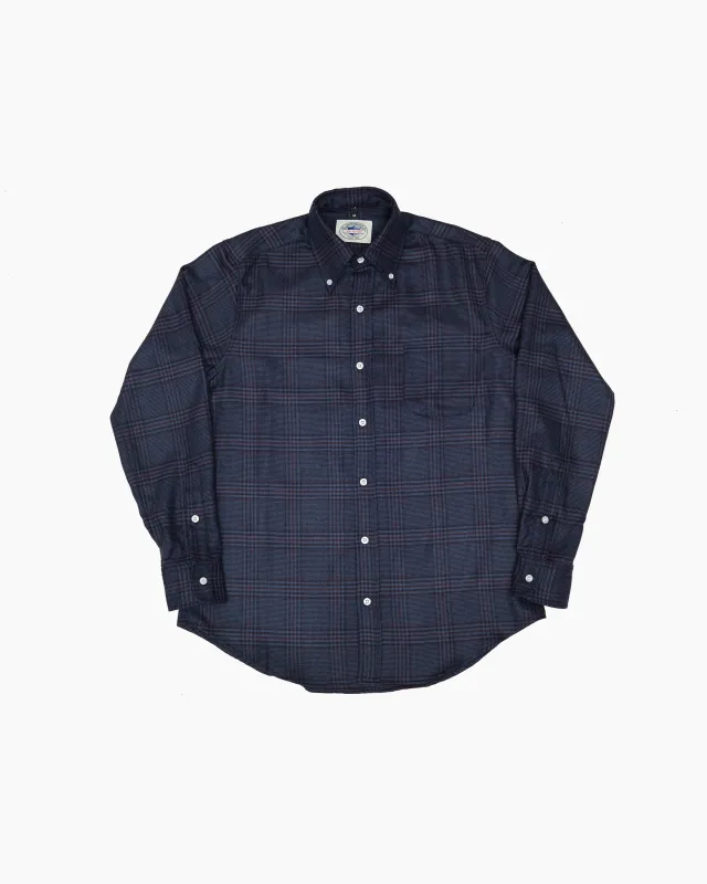 Glen Check Wool Ivy Shirt sold by John Simons