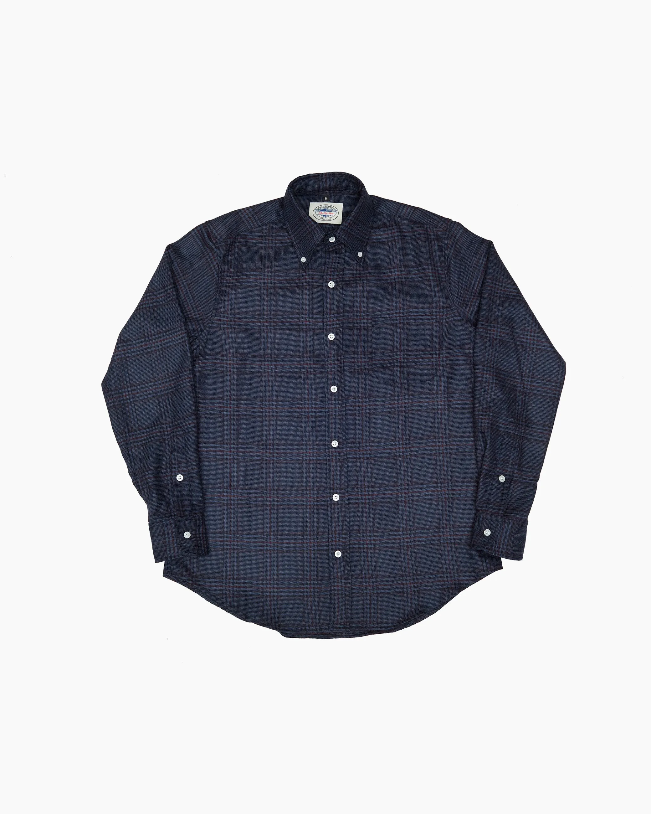 Glen Check Wool Ivy Shirt sold by John Simons