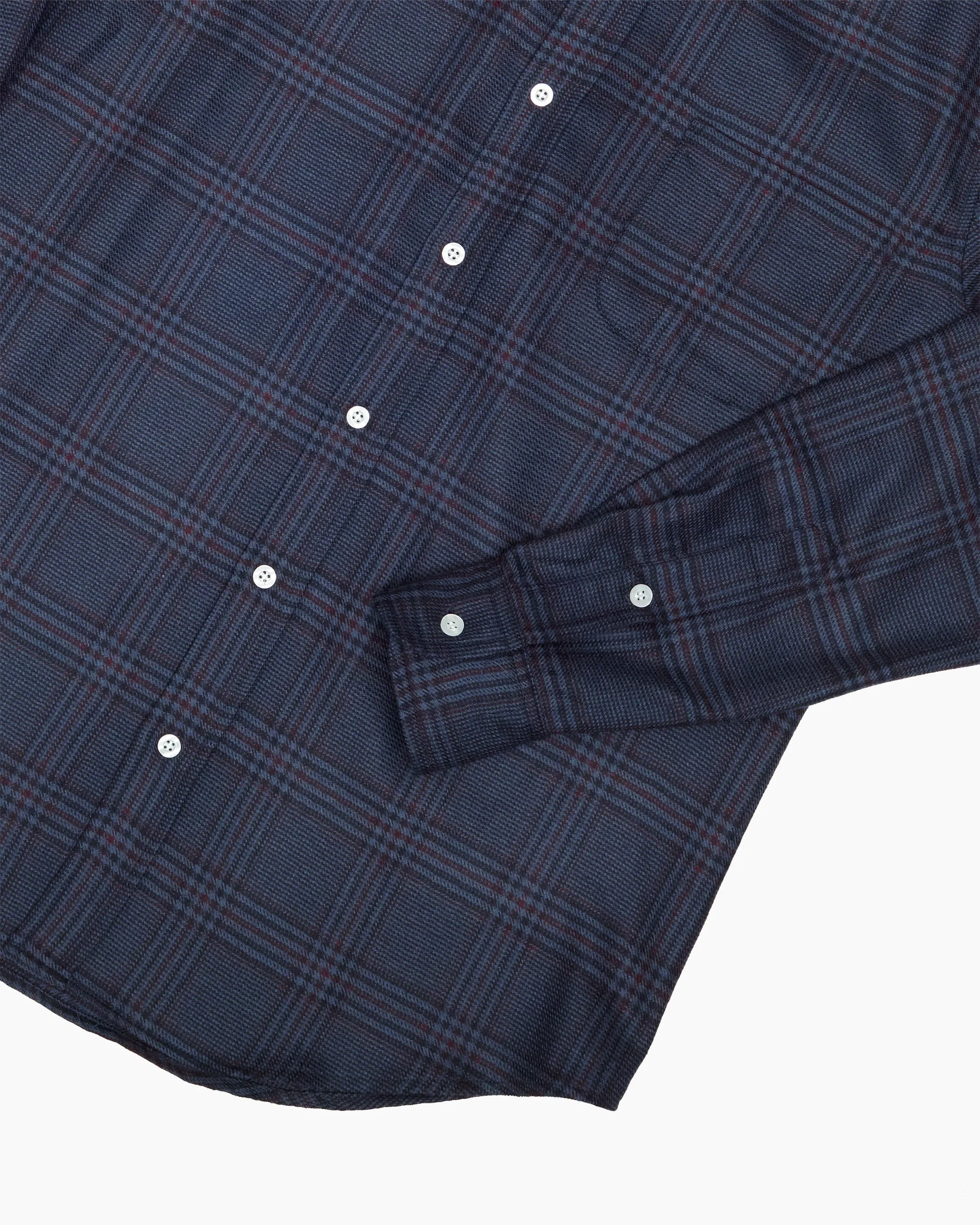 Glen Check Wool Ivy Shirt sold by John Simons product image thumbnail 3