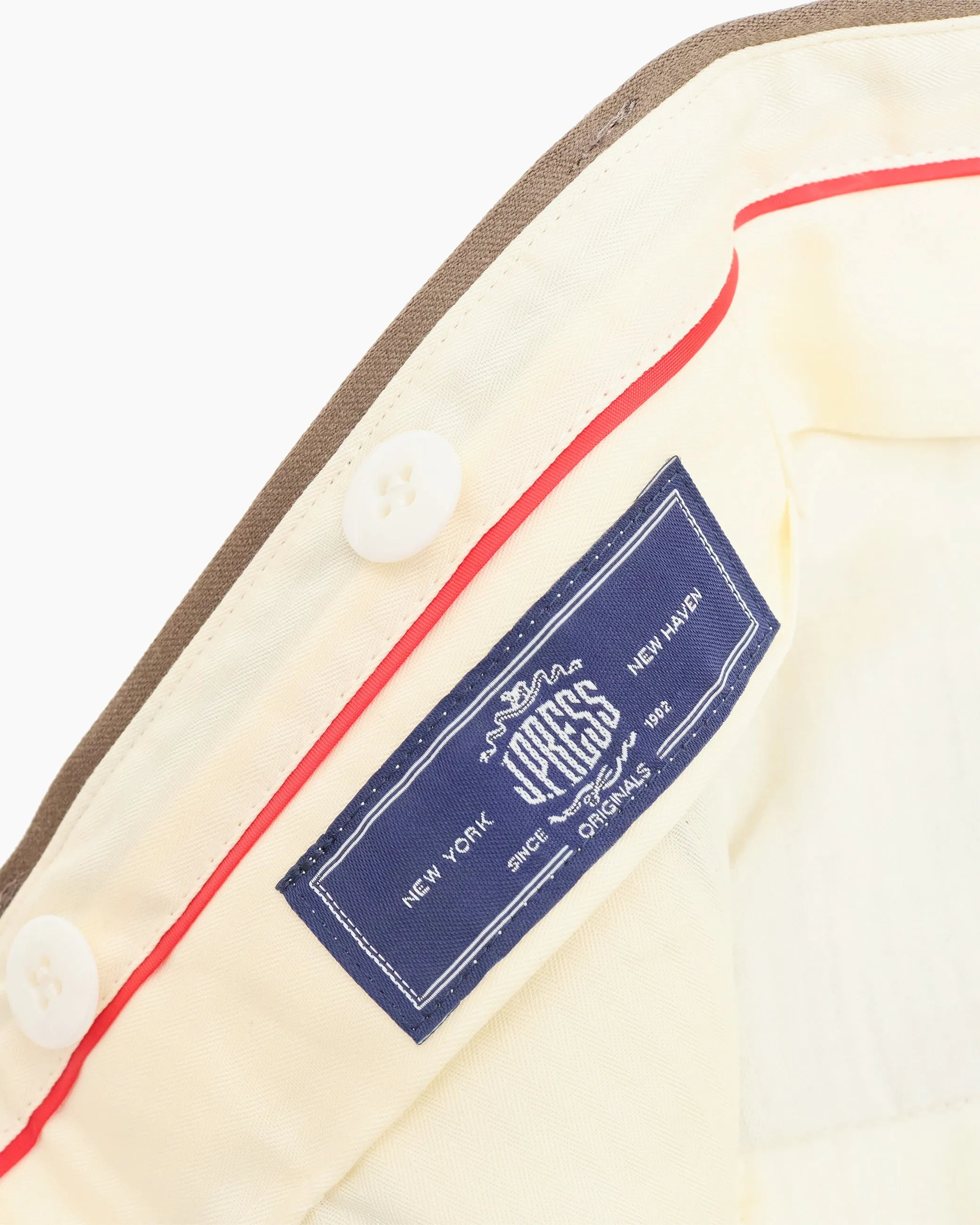 Taupe Wool Dress Trouser sold by John Simons product image thumbnail 3