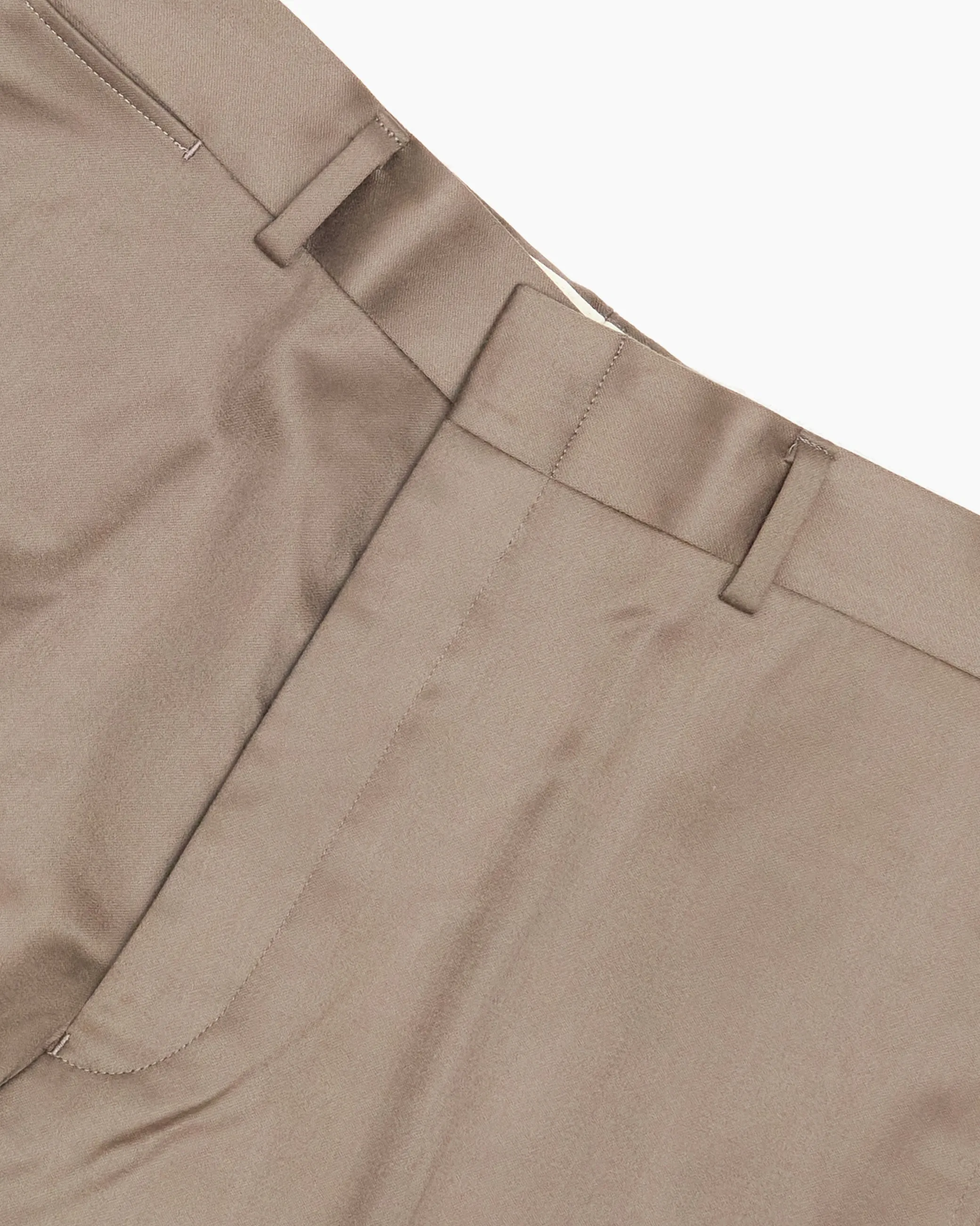 Taupe Wool Dress Trouser sold by John Simons product image thumbnail 2