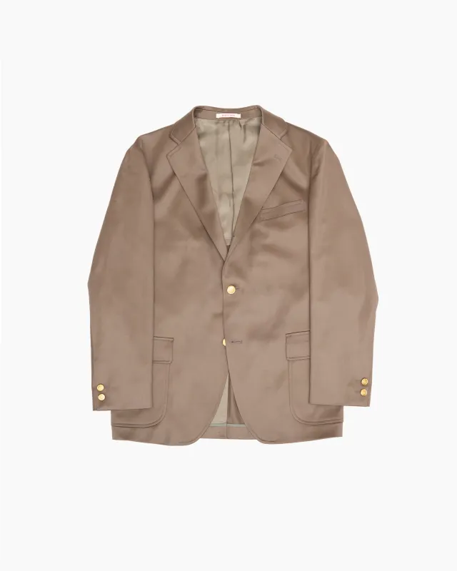 Taupe Wool Blazer made by John Simons