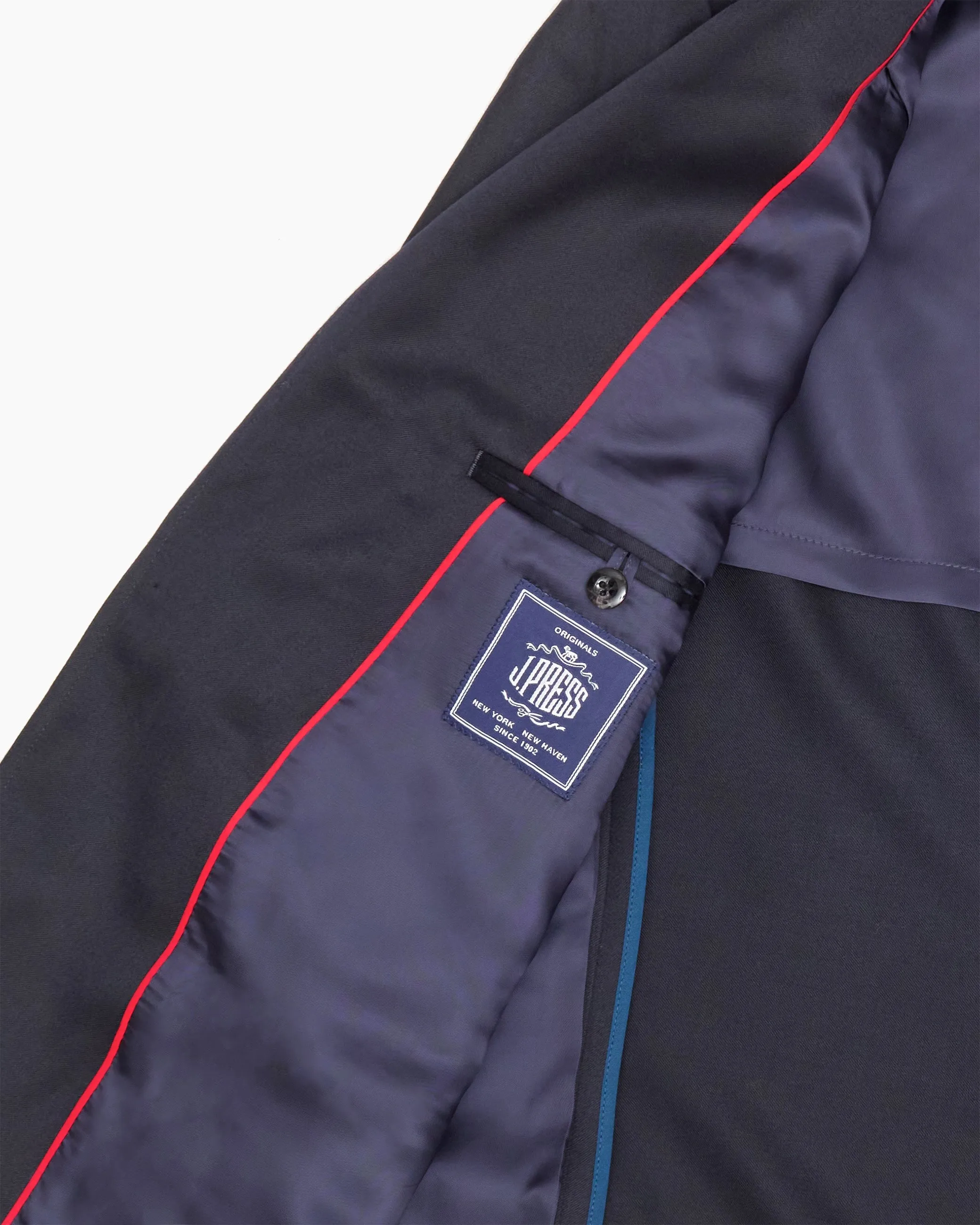 Navy Wool Blazer sold by John Simons product image thumbnail 4