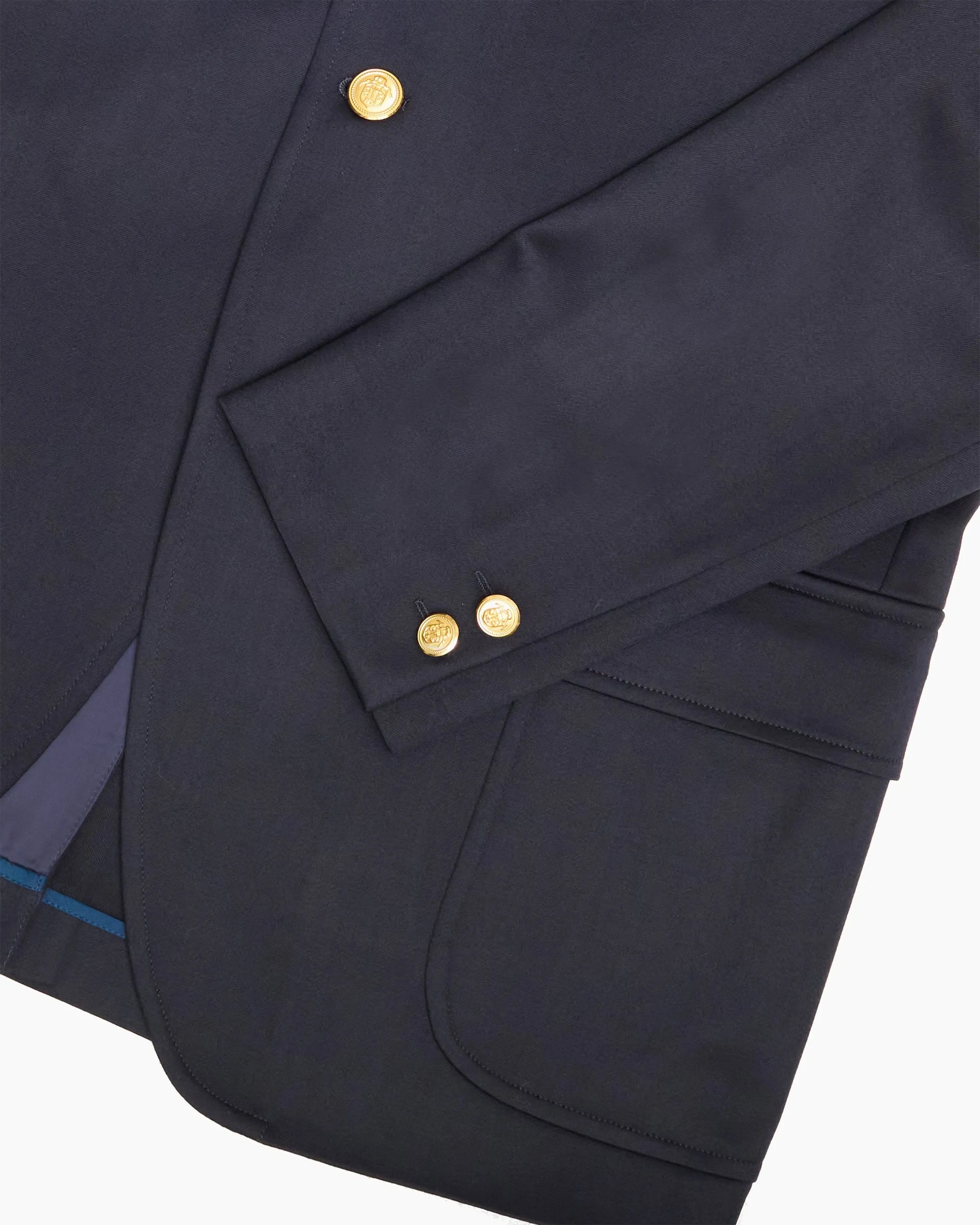 Navy Wool Blazer sold by John Simons product image thumbnail 3