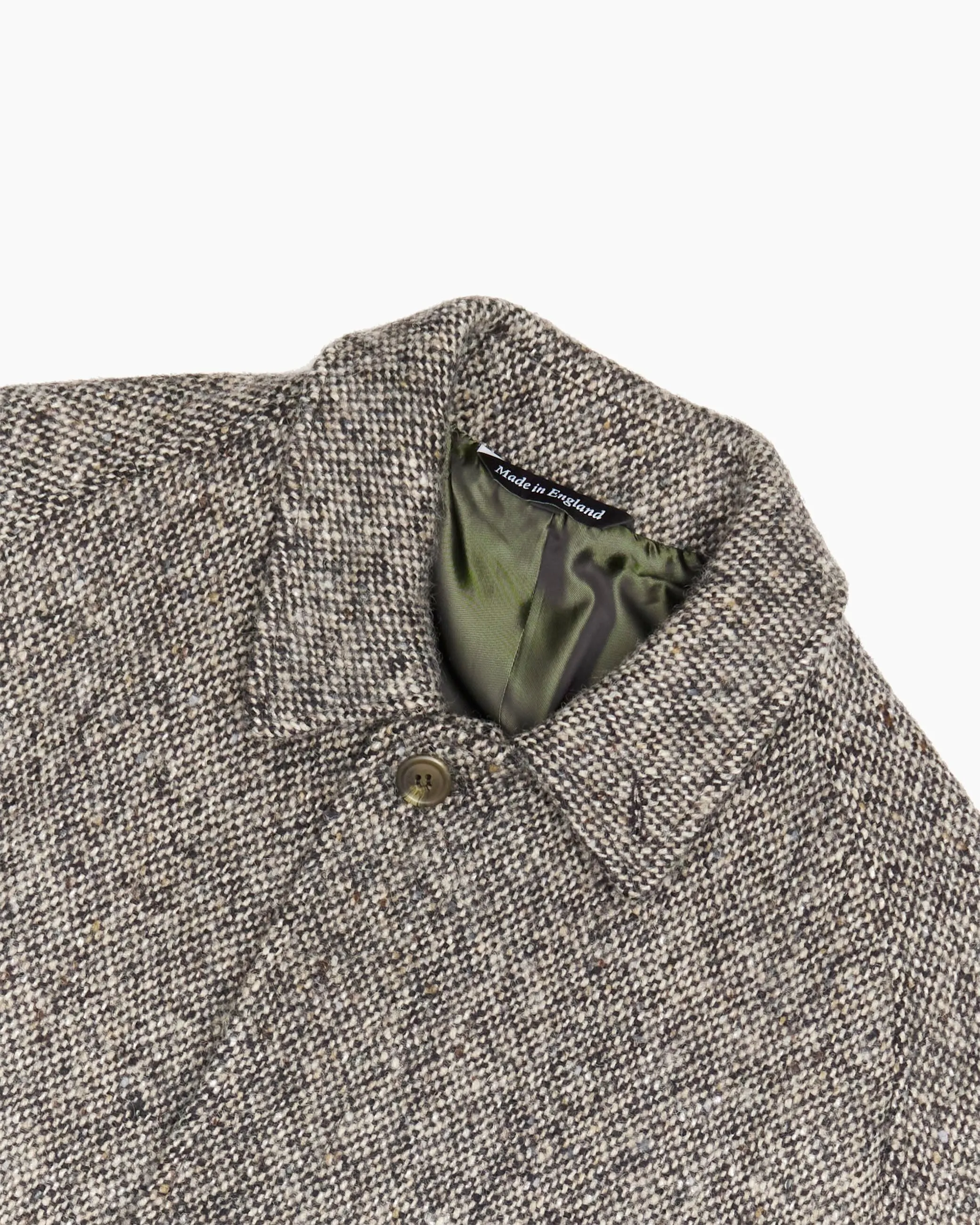 Full Length Grey 50s Donegal Magee Overcoat sold by John Simons product image thumbnail 2