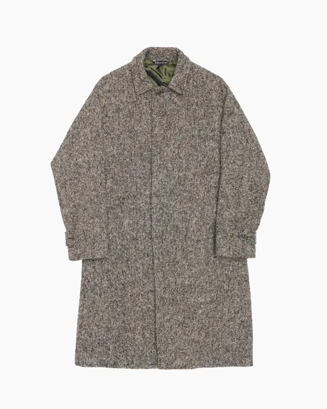 Full Length Grey 50s Donegal Magee Overcoat sold by John Simons