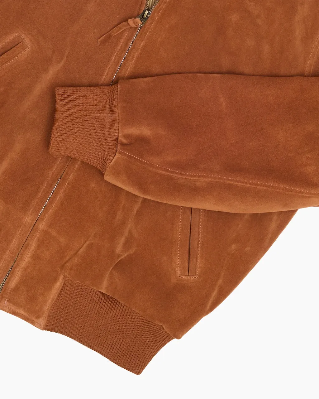 Suede '50s Bomber Jacket sold by John Simons product image thumbnail 3
