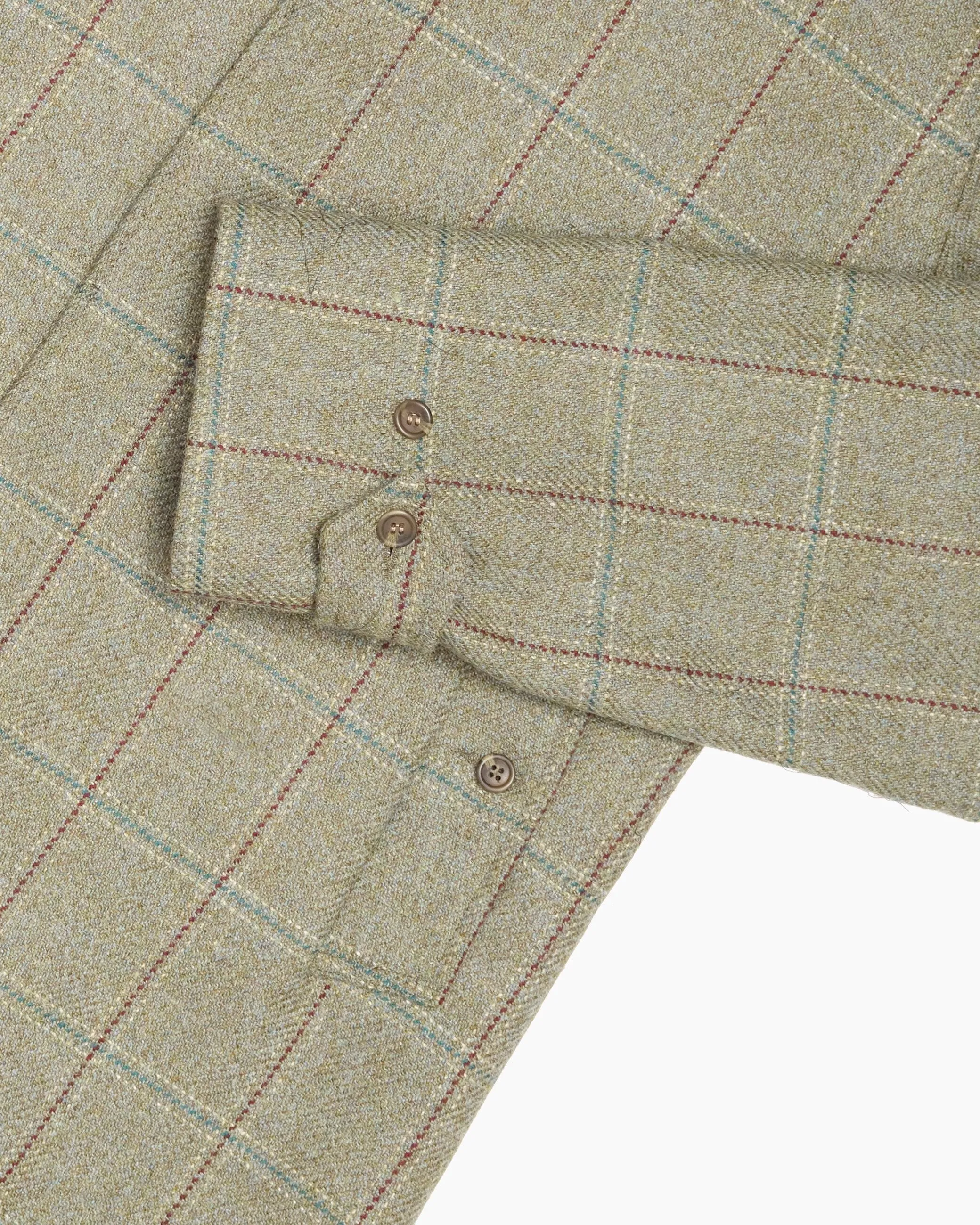 Archive Green Check Overcoat sold by John Simons product image thumbnail 4