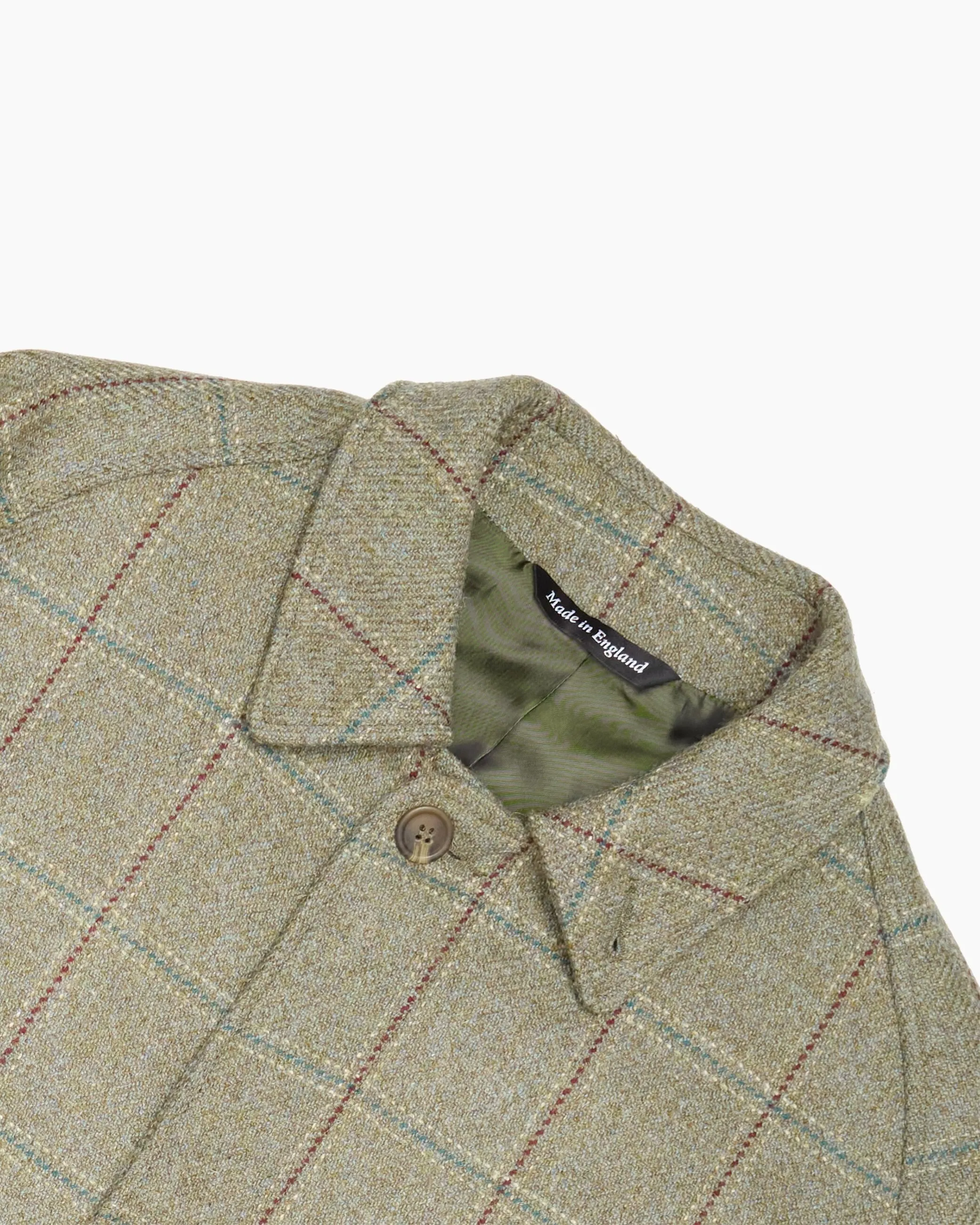 Archive Green Check Overcoat sold by John Simons product image thumbnail 2