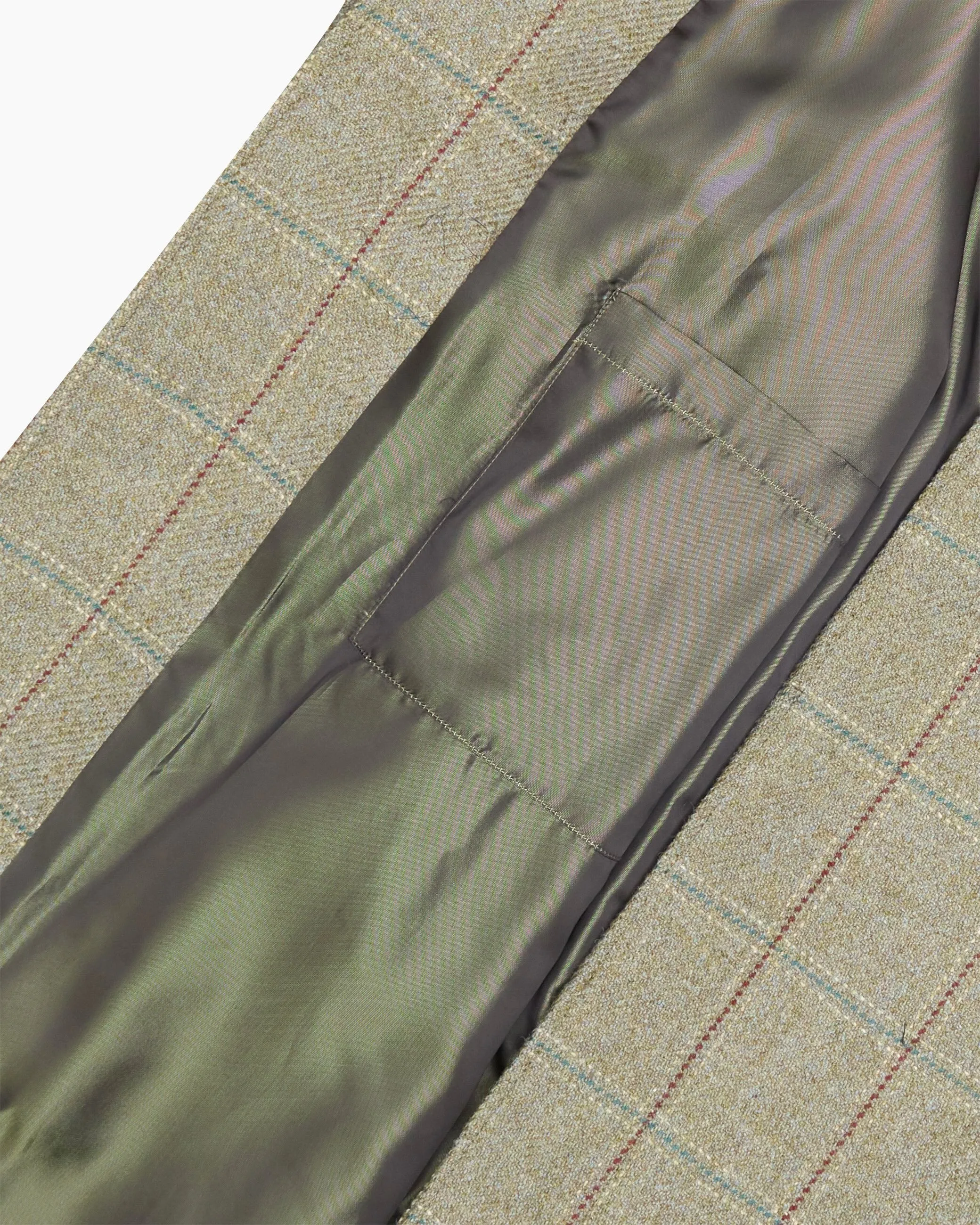 Archive Green Check Overcoat sold by John Simons product image thumbnail 5