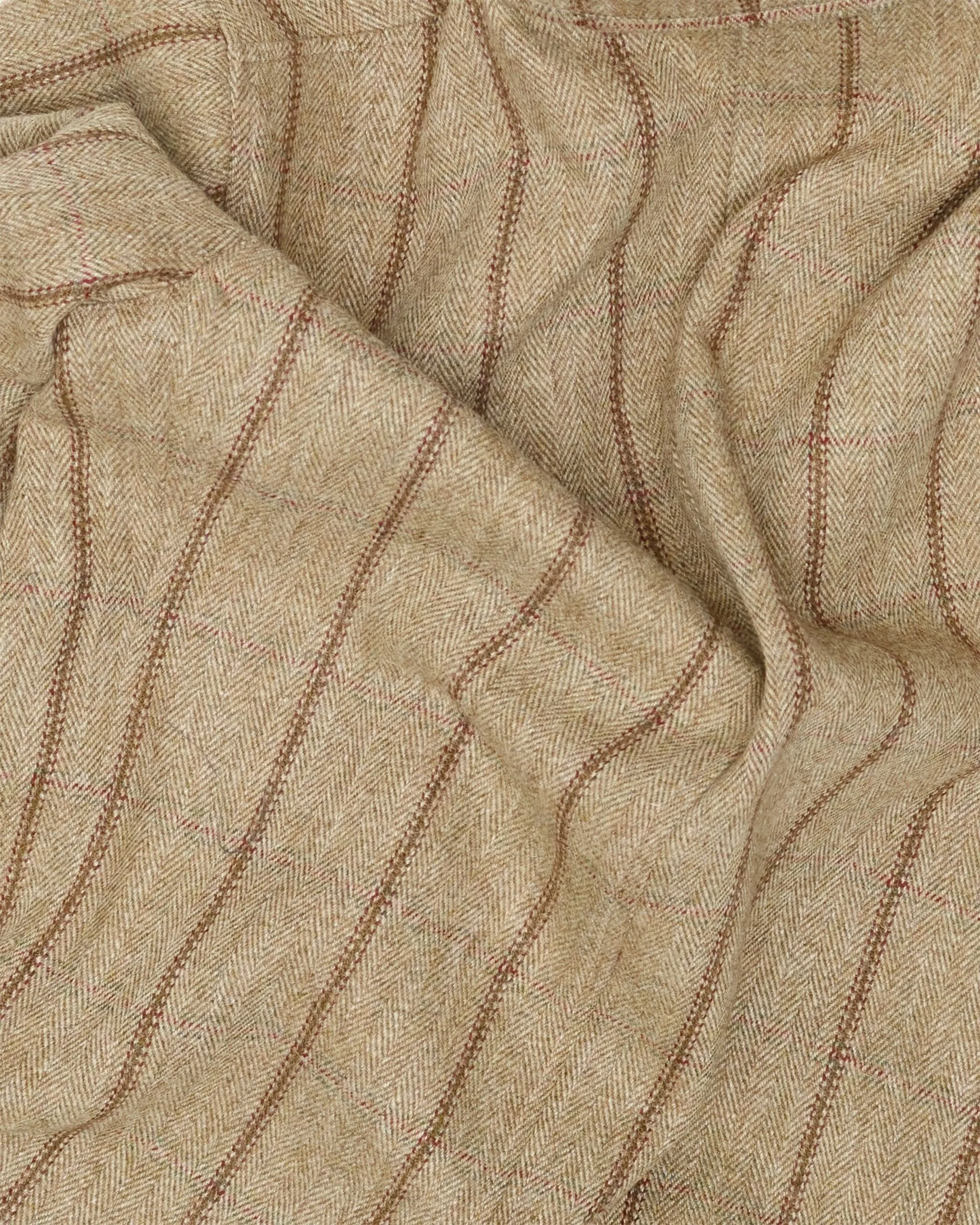 Archive Brown Striped Check W. Bill Tweed Ivy Jacket sold by John Simons product image thumbnail 5