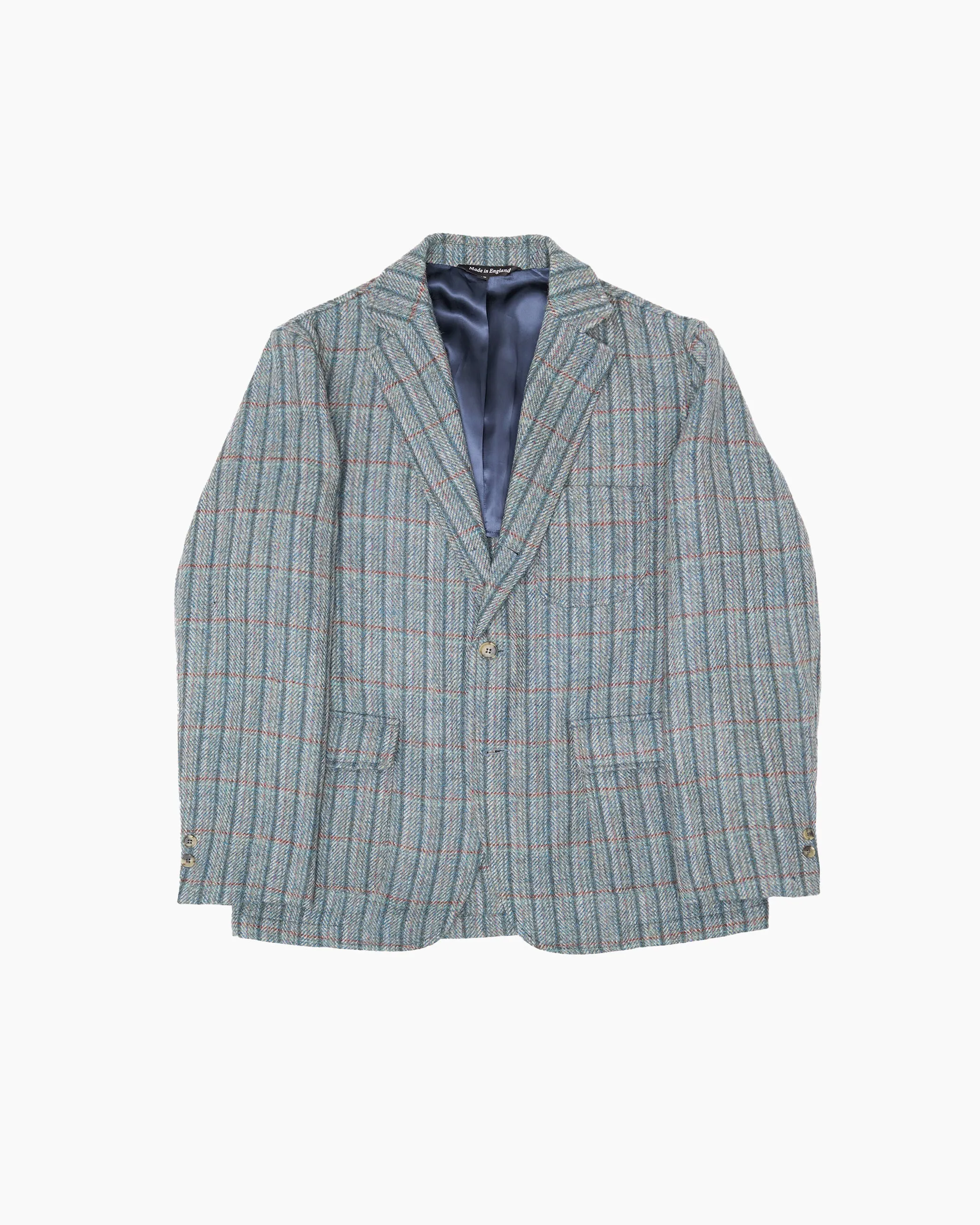 Archive Striped Tonal Blue Tweed Ivy Jacket sold by John Simons