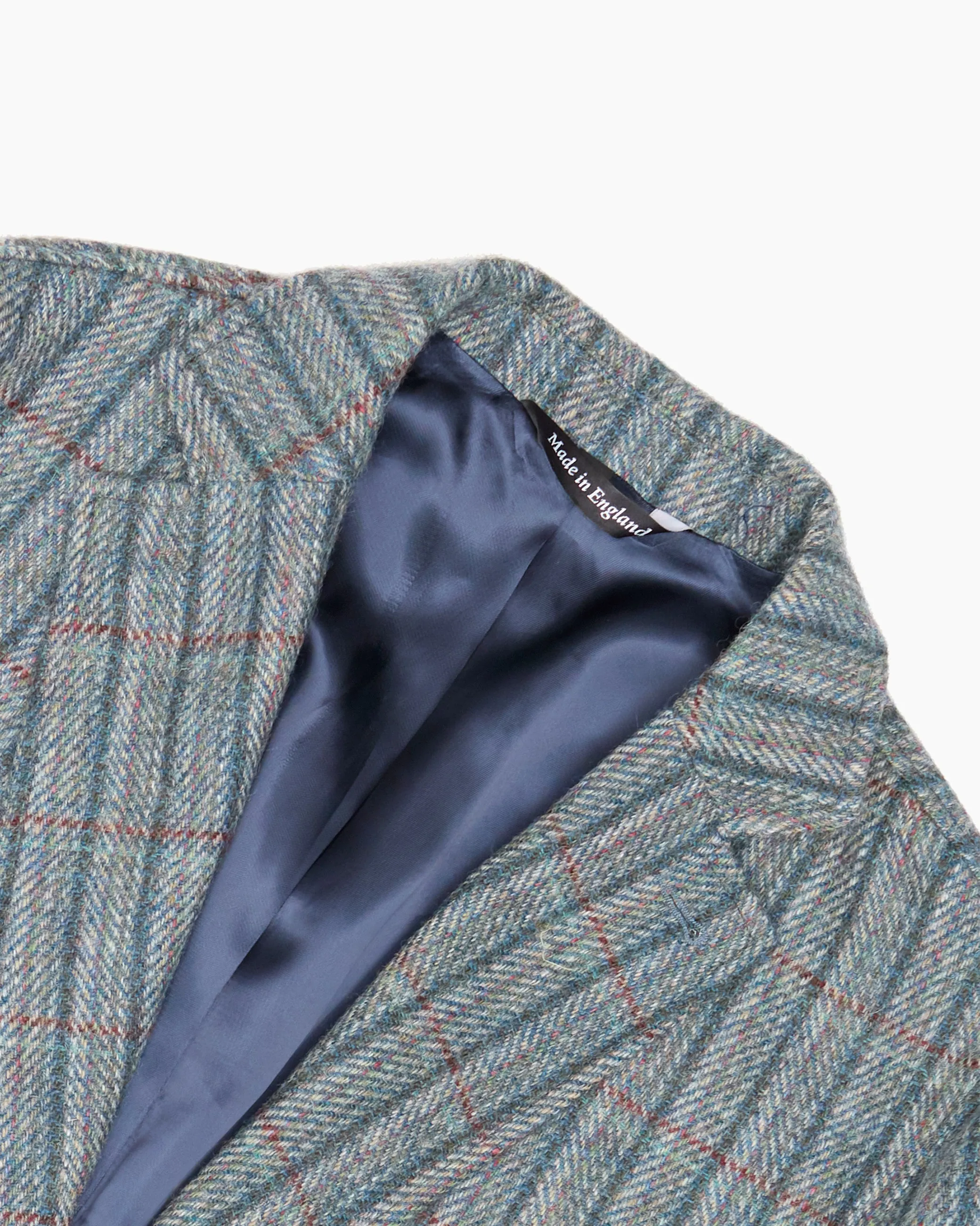 Archive Striped Tonal Blue Tweed Ivy Jacket sold by John Simons product image thumbnail 2
