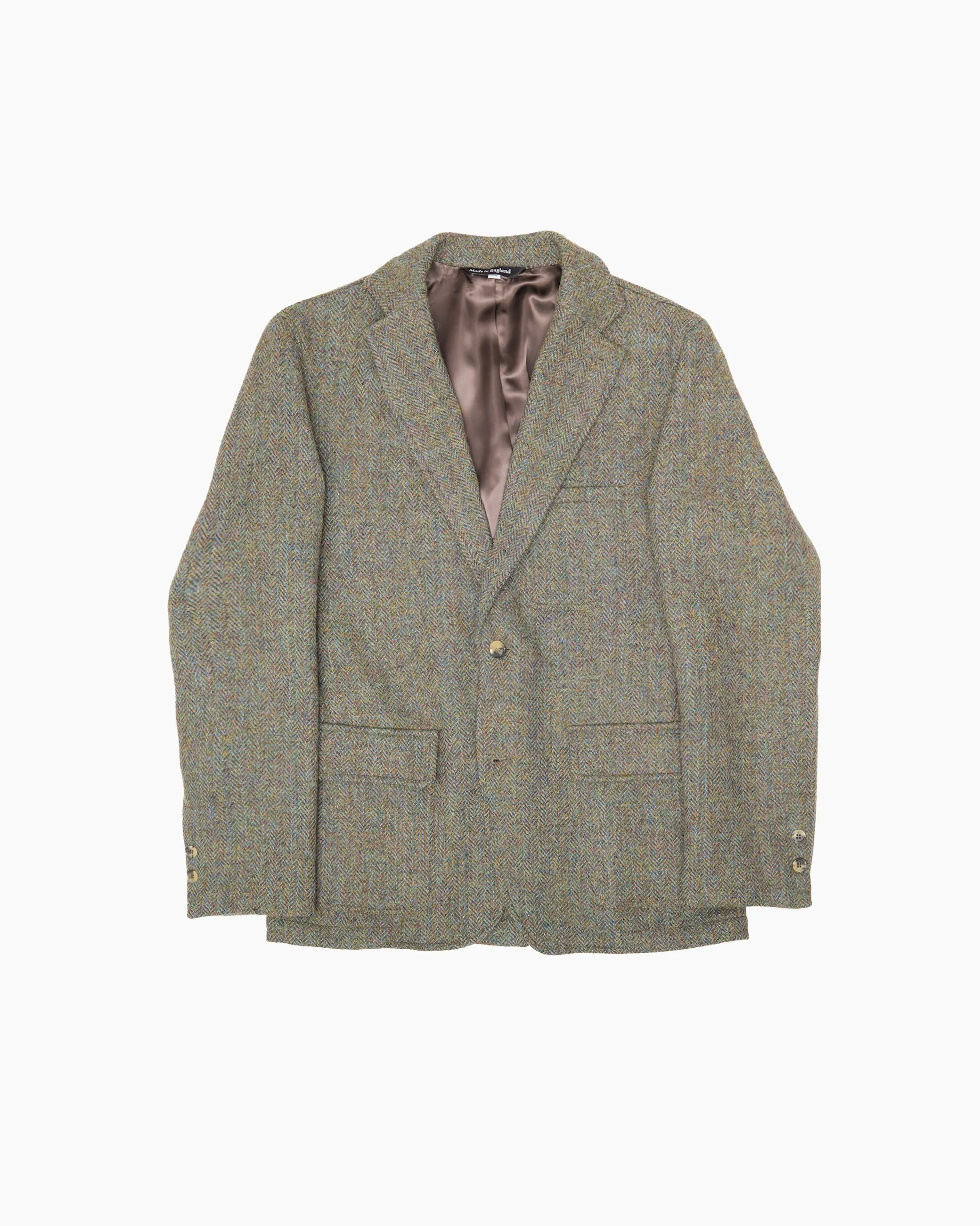 Archive Forest Herringbone Tweed Ivy Jacket sold by John Simons