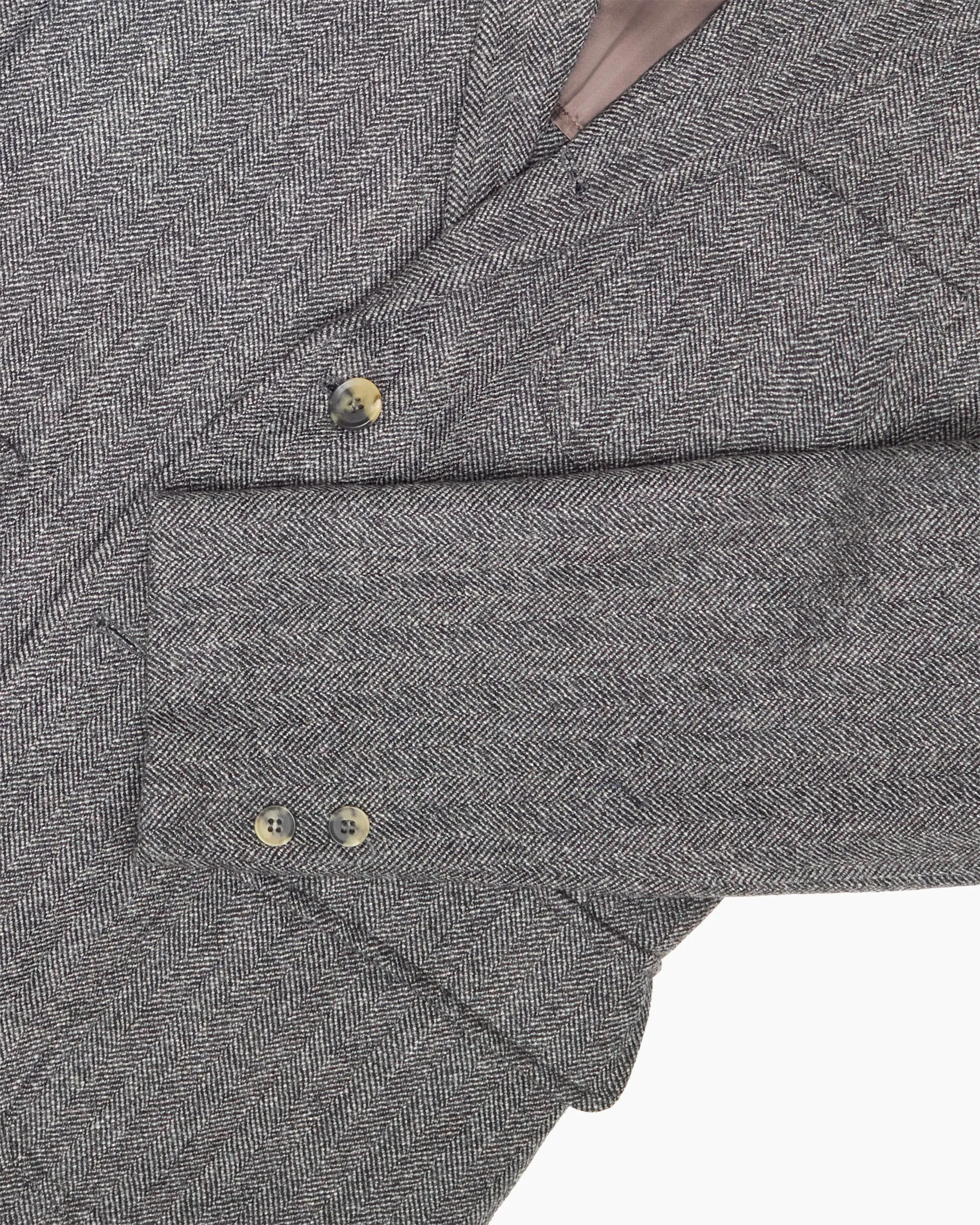 Archive Fine Black & White Wool Herringbone Ivy Jacket sold by John Simons product image thumbnail 2