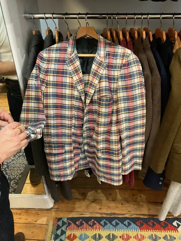His madras jacket sold by John Simons