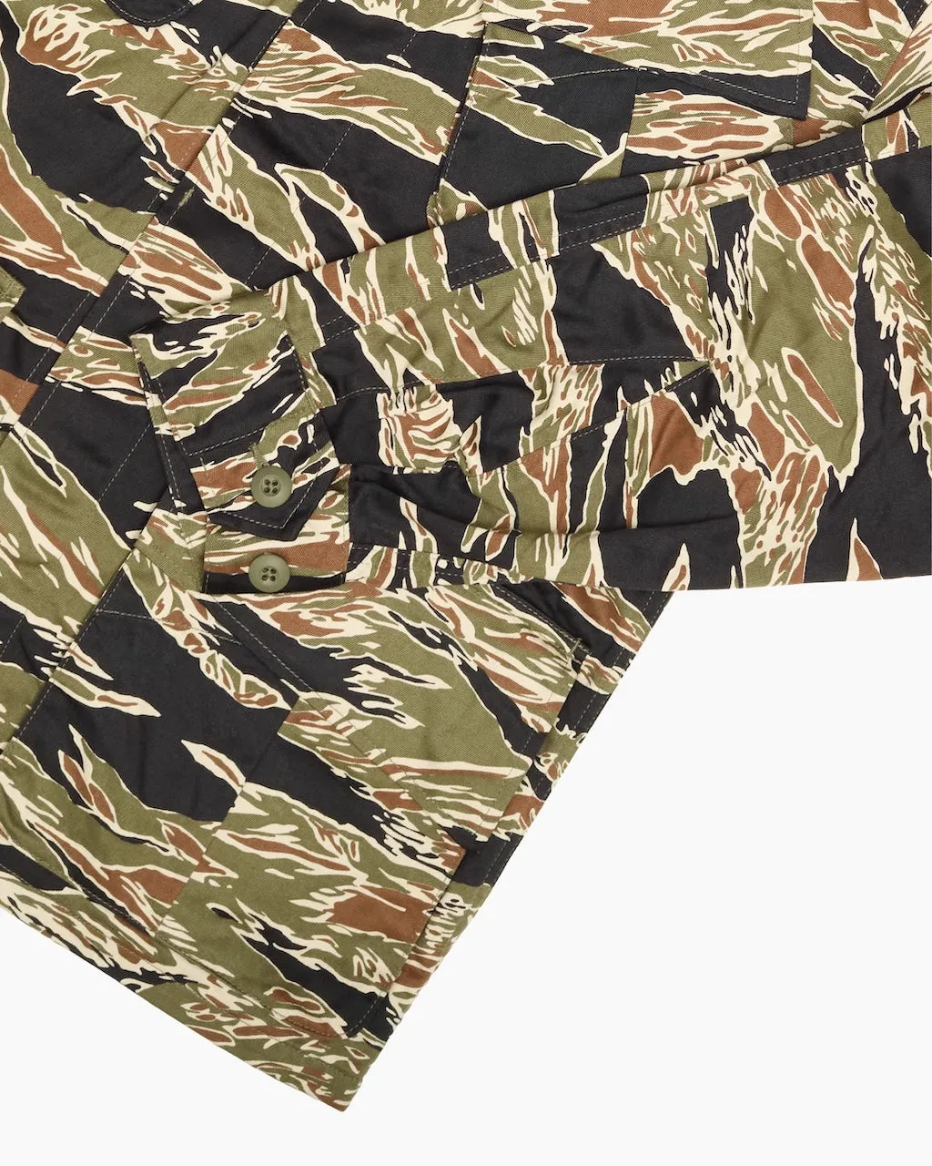 F2452 Tiger Camo Jungle Fatigue Jacket sold by John Simons product image thumbnail 3