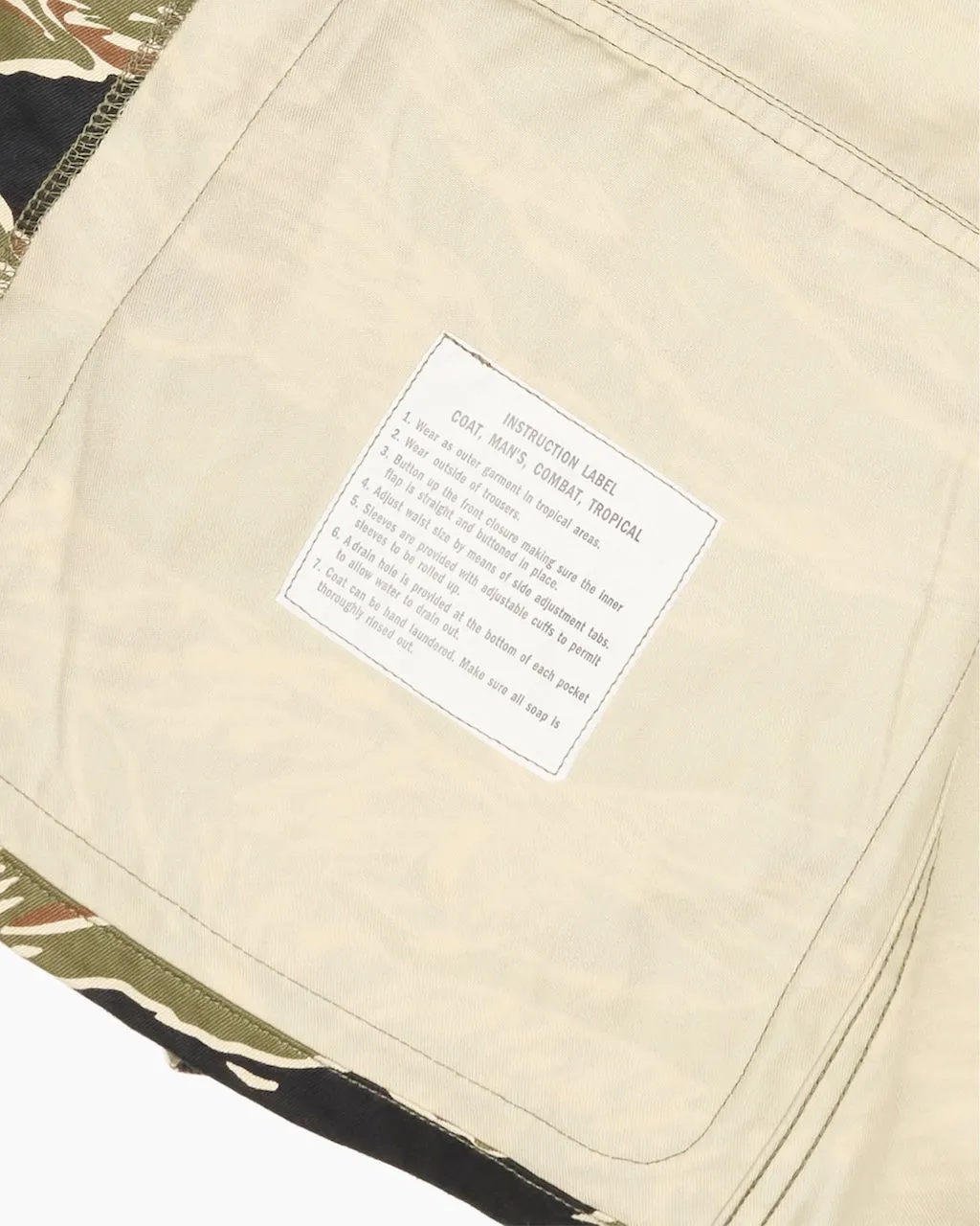 F2452 Tiger Camo Jungle Fatigue Jacket sold by John Simons product image thumbnail 5