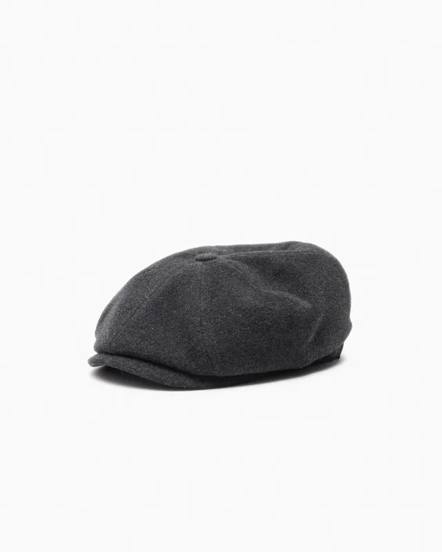 Grey Wool Cashmere Blend Cap sold by John Simons